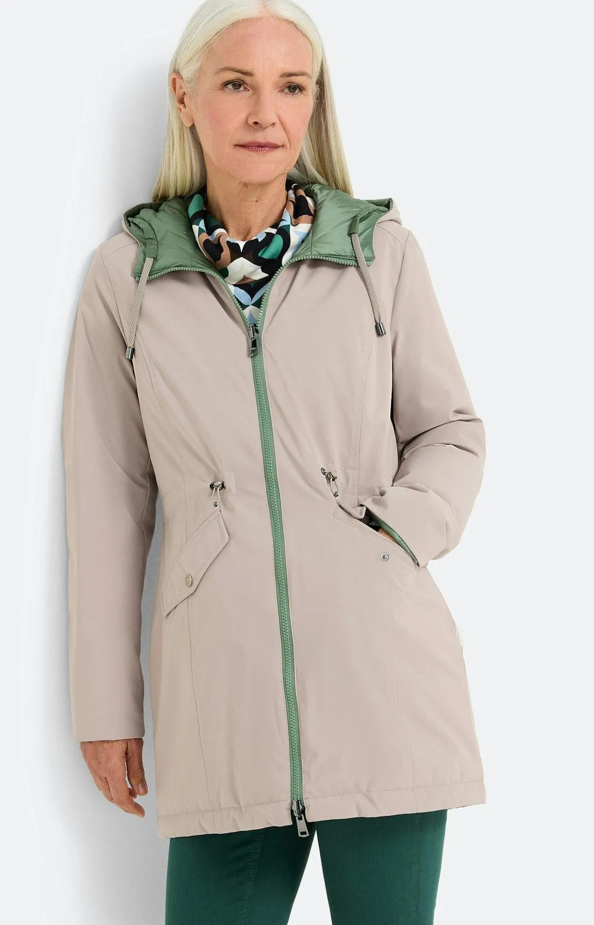 Parka zum Wenden, taupe