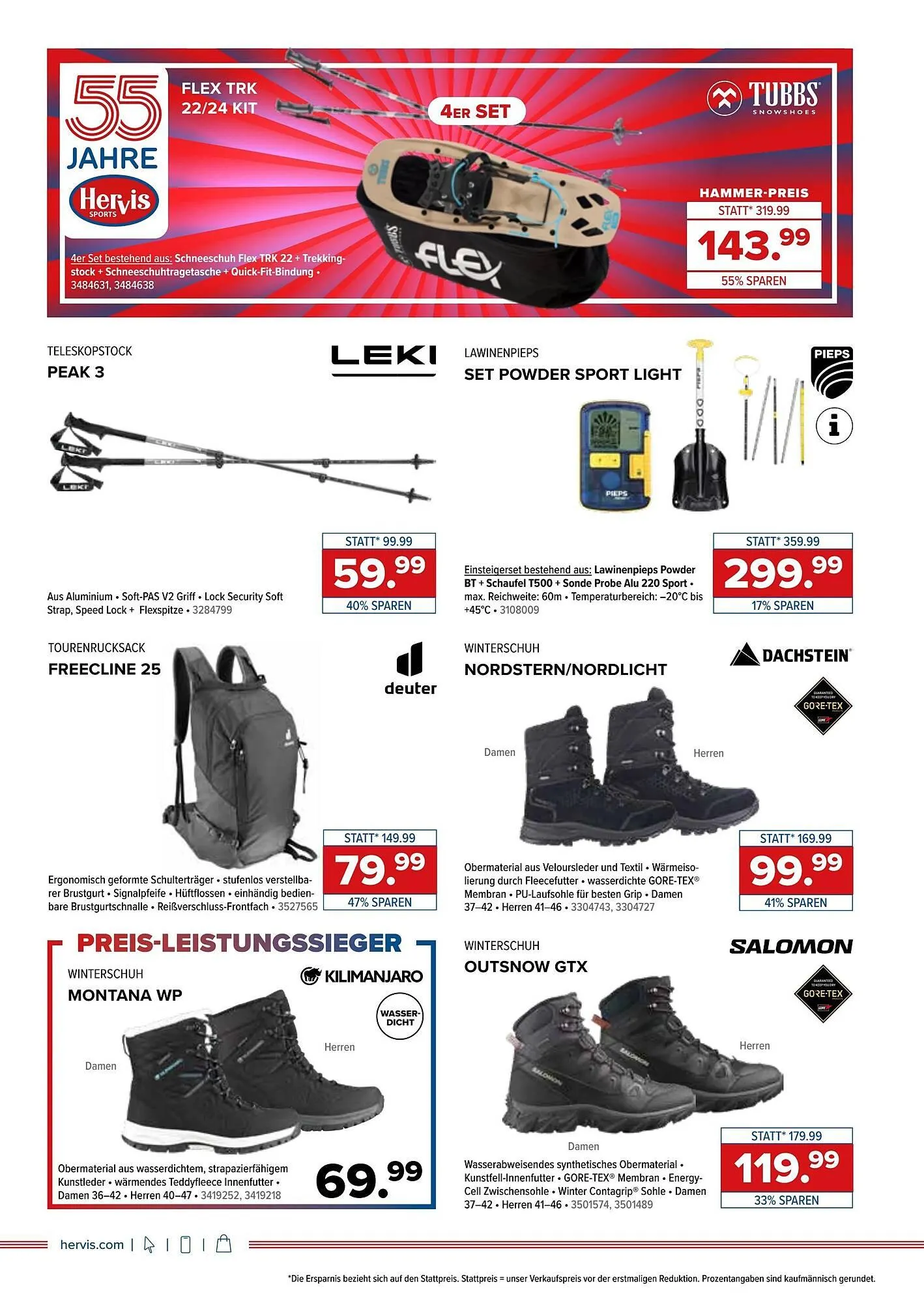 Hervis Flugblatt von 9. Dezember bis 17. Dezember 2025 - Flugblätt seite 6