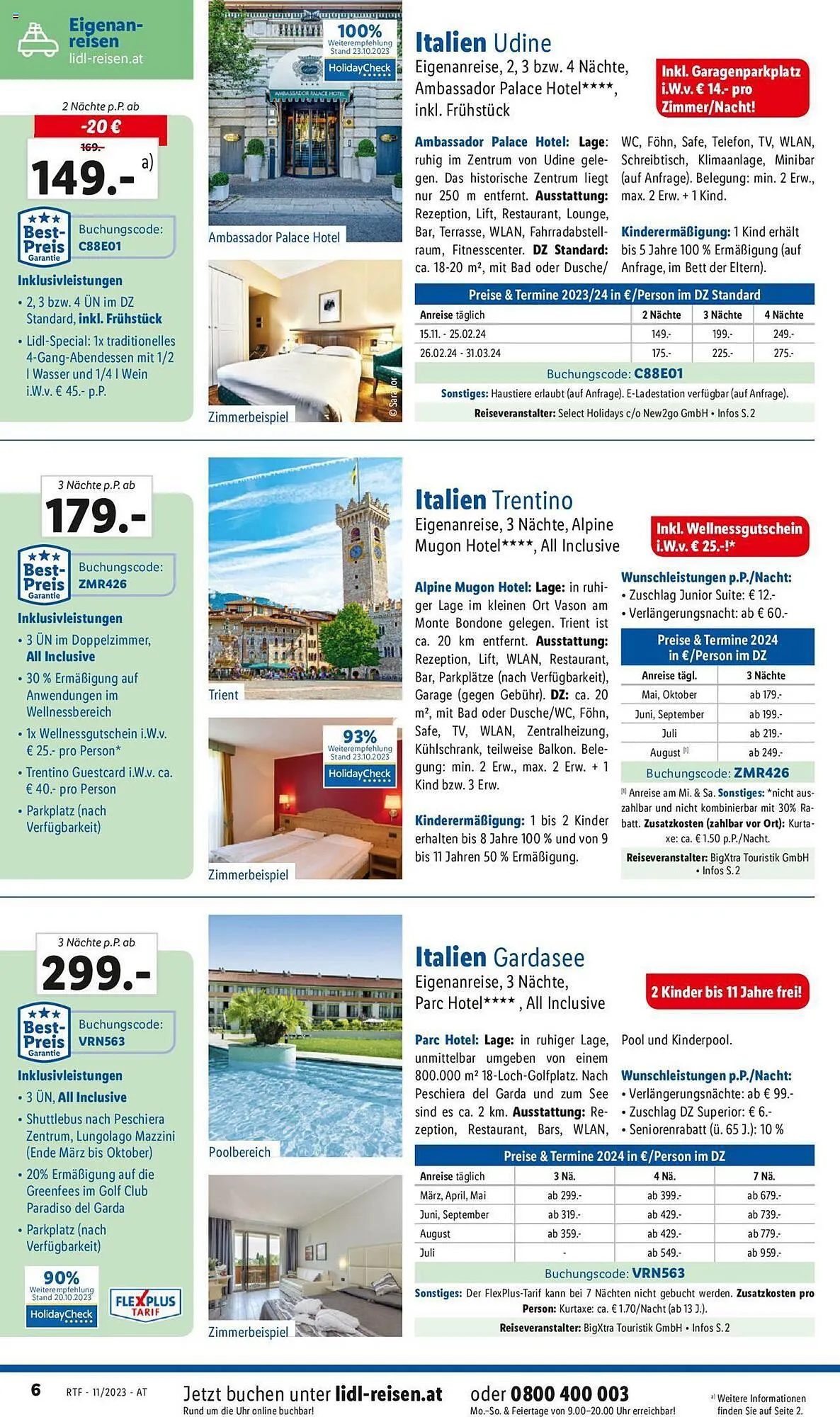 Lidl Flugblatt von 15. November bis 15. Dezember 2023 - Flugblätt seite 6