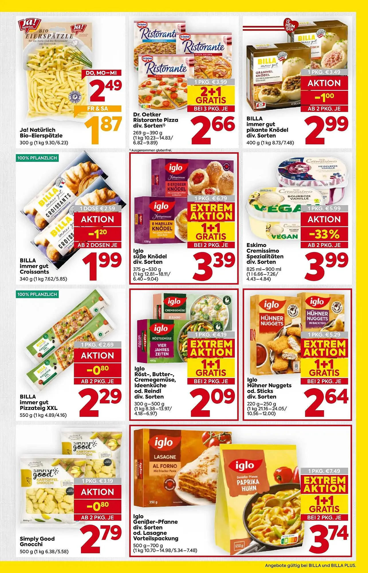 Billa Flugblatt von 2. Jänner bis 7. Jänner 2026 - Flugblätt seite 13