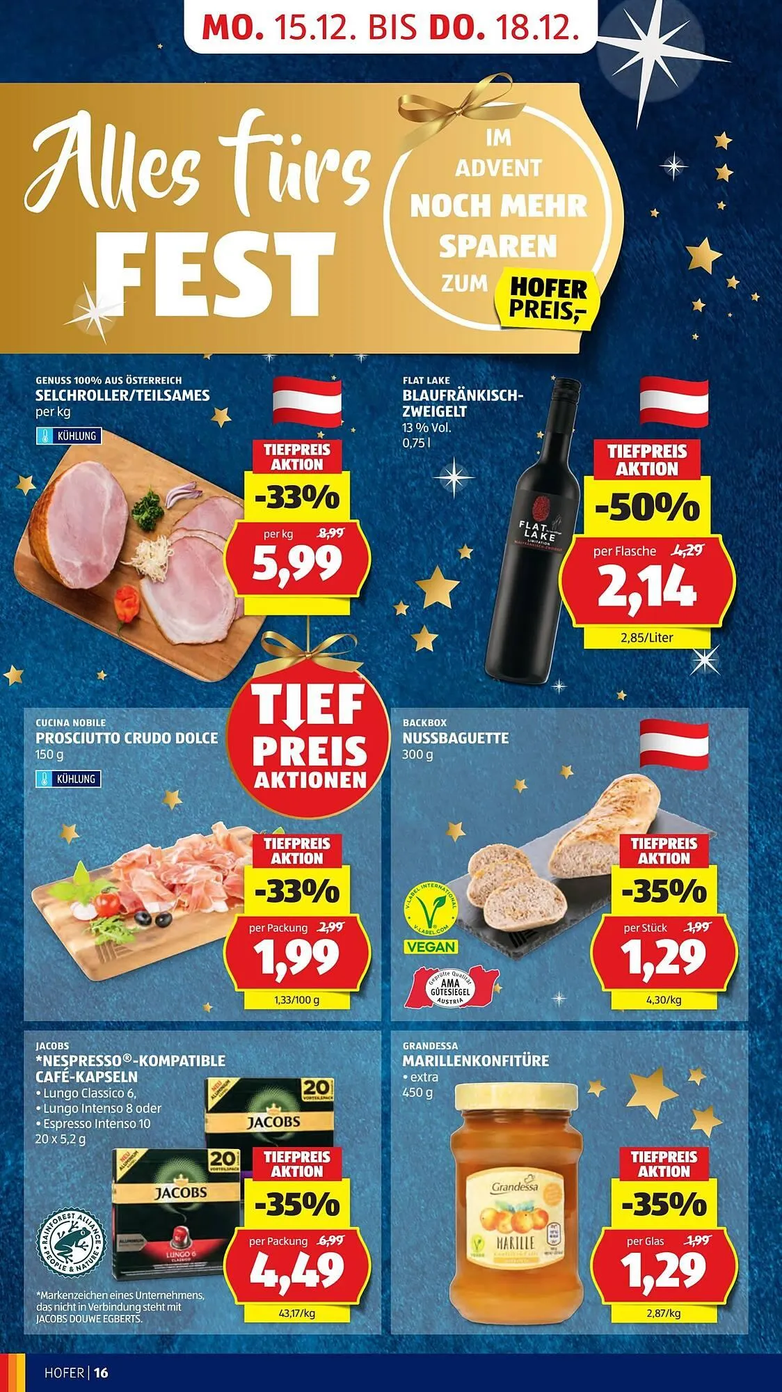 Hofer Flugblatt von 12. Dezember bis 18. Dezember 2025 - Flugblätt seite  24