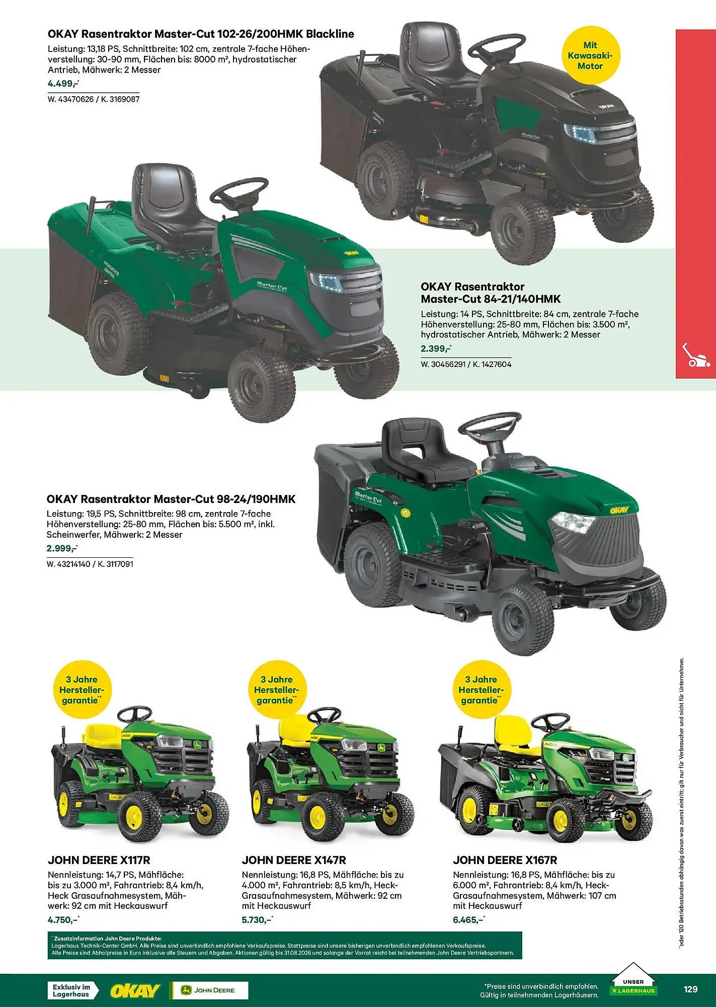 Lagerhaus Flugblatt von 22. Februar bis 31. Mai 2026 - Flugblätt seite  129