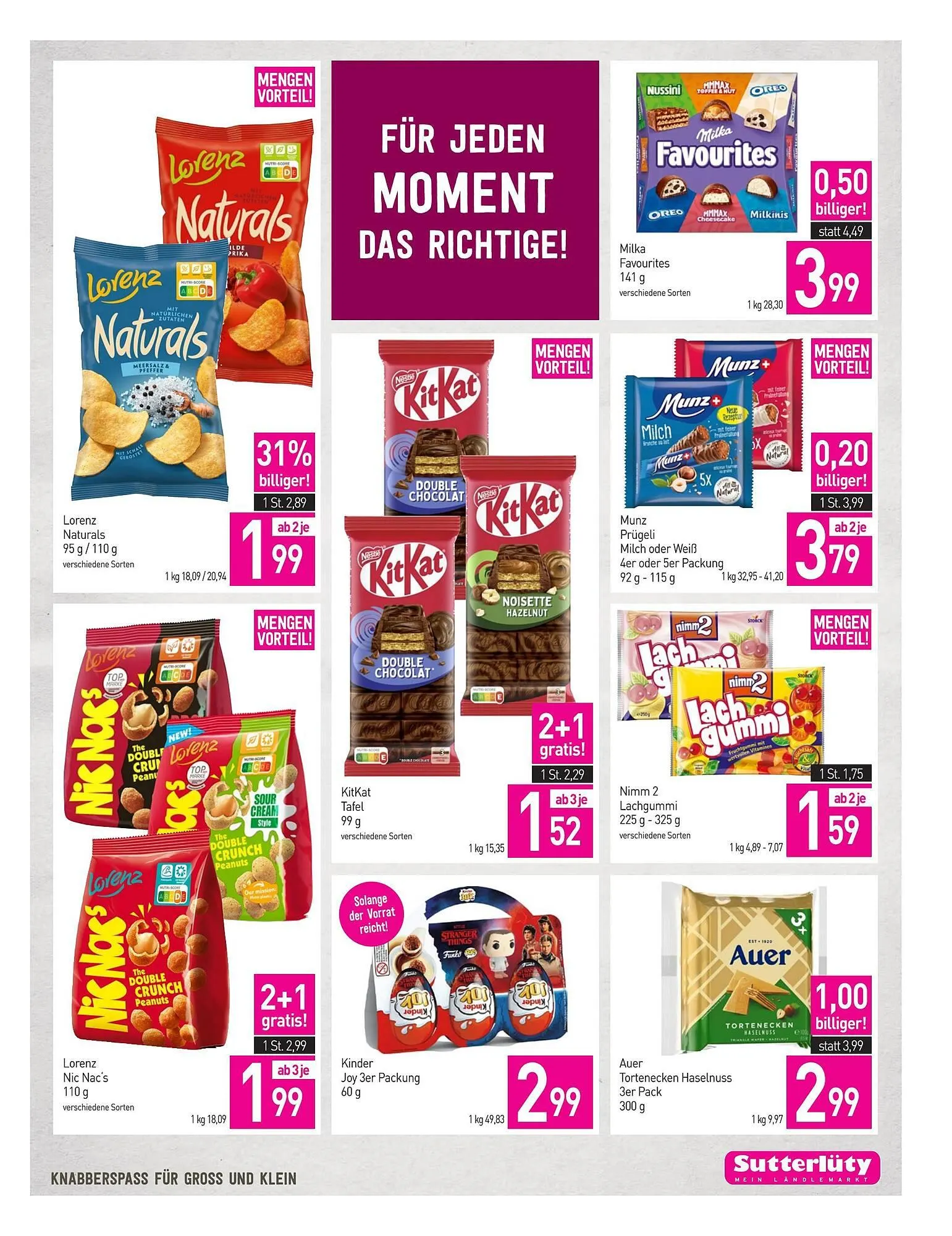 Sutterlüty Flugblatt von 26. Februar bis 4. März 2026 - Flugblätt seite  17