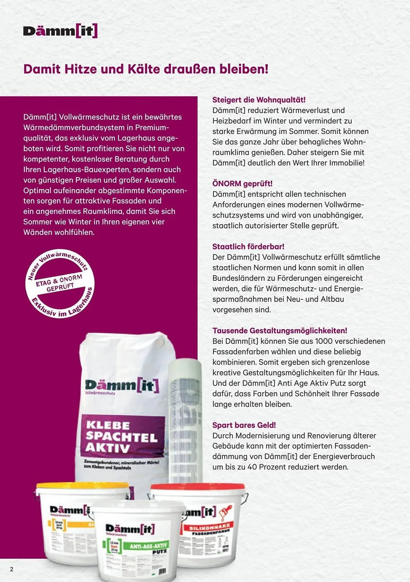 Lagerhaus Flugblatt von 1. Jänner bis 31. Dezember 2026 - Flugblätt seite  2