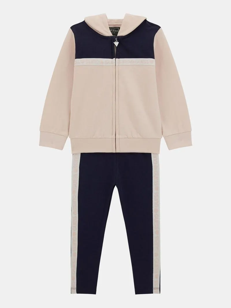 Set mit sweatjacke und hose