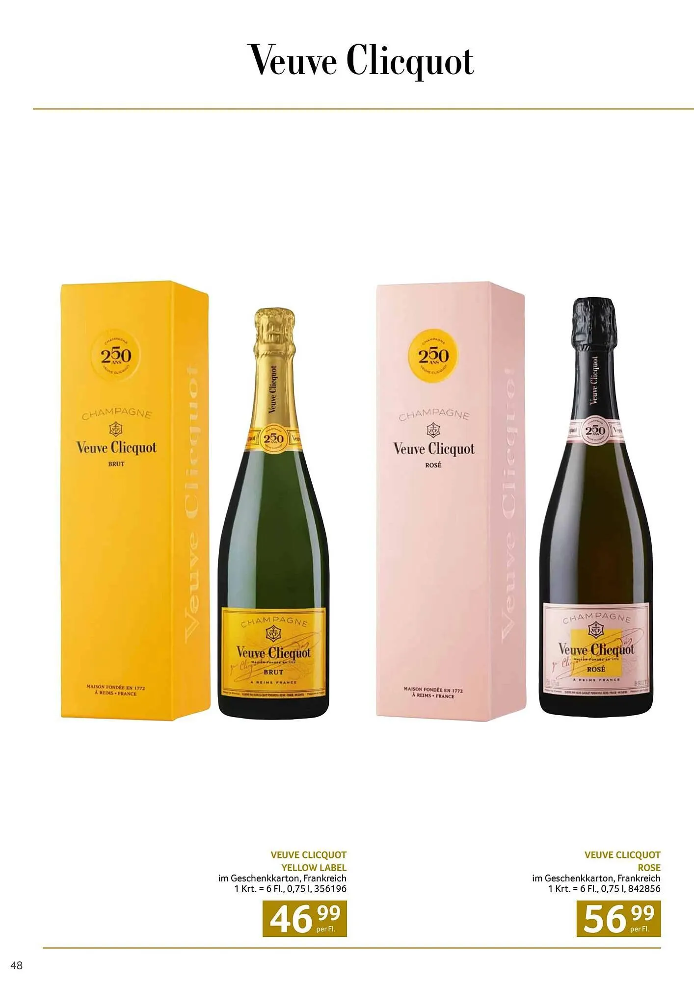 Transgourmet Flugblatt von 13. Oktober bis 25. Dezember 2024 - Flugblätt seite 48