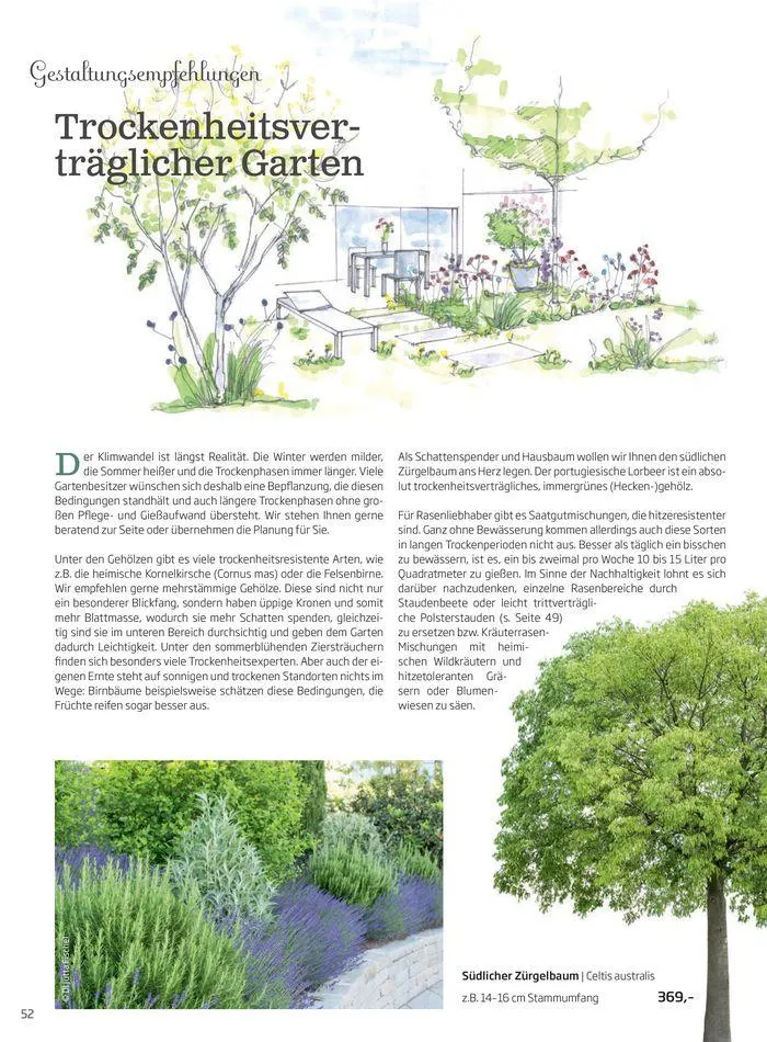 Gartencenter Jahreskatalog 2024 von 20. Mai bis 31. Dezember 2024 - Flugblätt seite  52