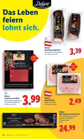 Lidl Flugblatt - Deluxe Ostern von 1. März bis 4. April 2026 - Flugblätt seite  24