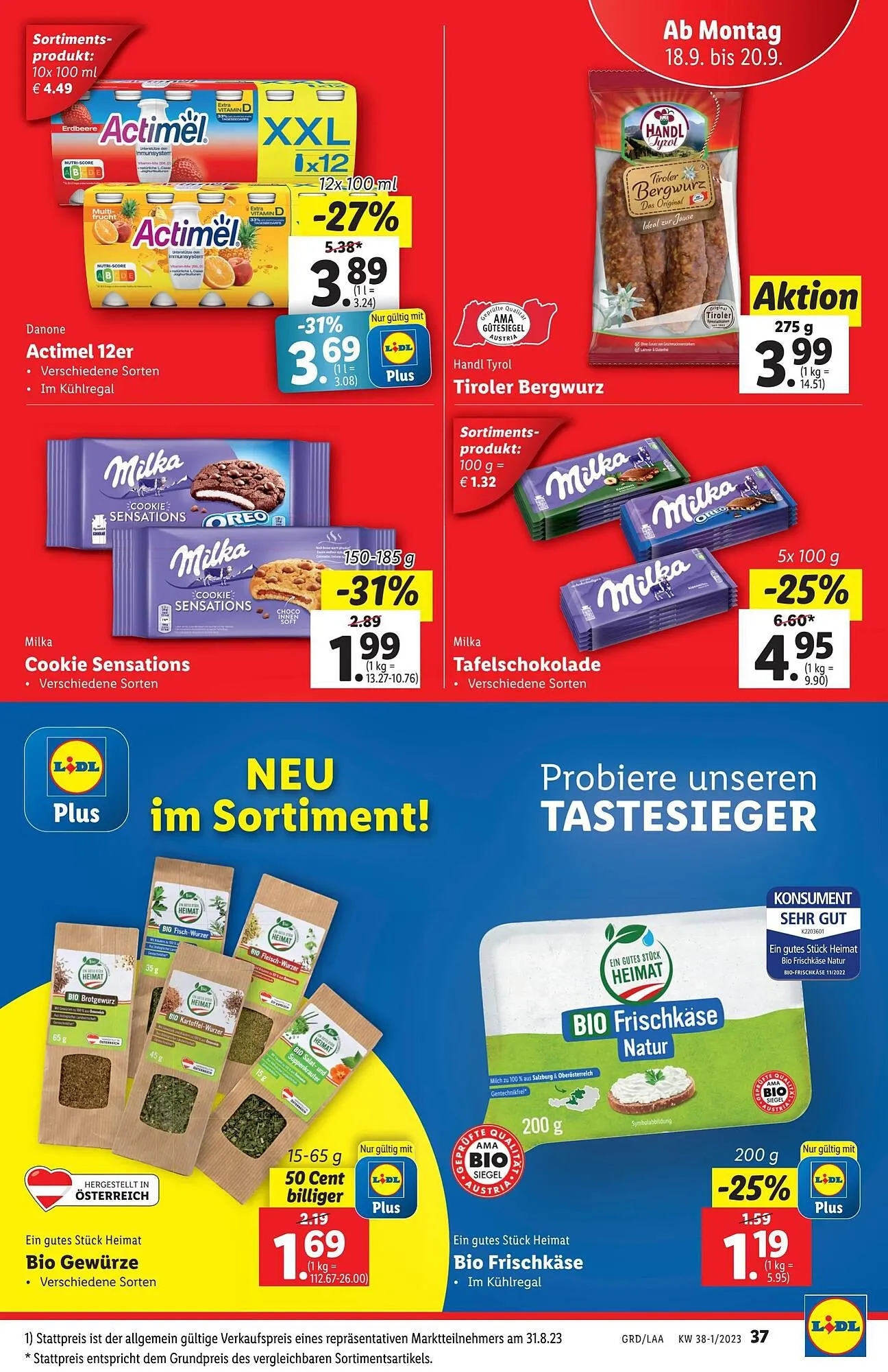 Lidl Flugblatt von 13. September bis 20. September 2023 - Flugblätt seite 37