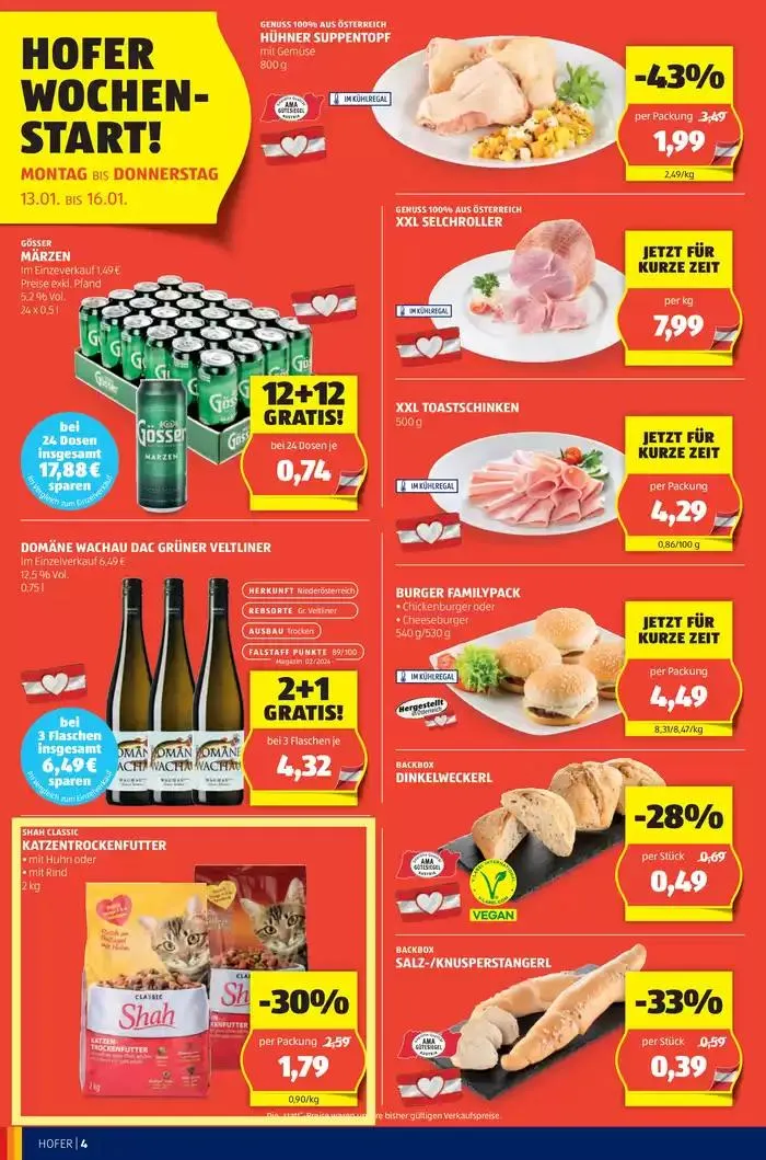 Blättern Sie online im HOFER Flugblatt von 8. Jänner bis 15. Jänner 2025 - Flugblätt seite  6