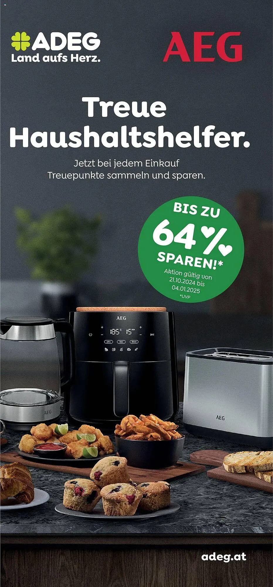 ADEG Flugblatt von 21. Oktober bis 28. Dezember 2024 - Flugblätt seite 1
