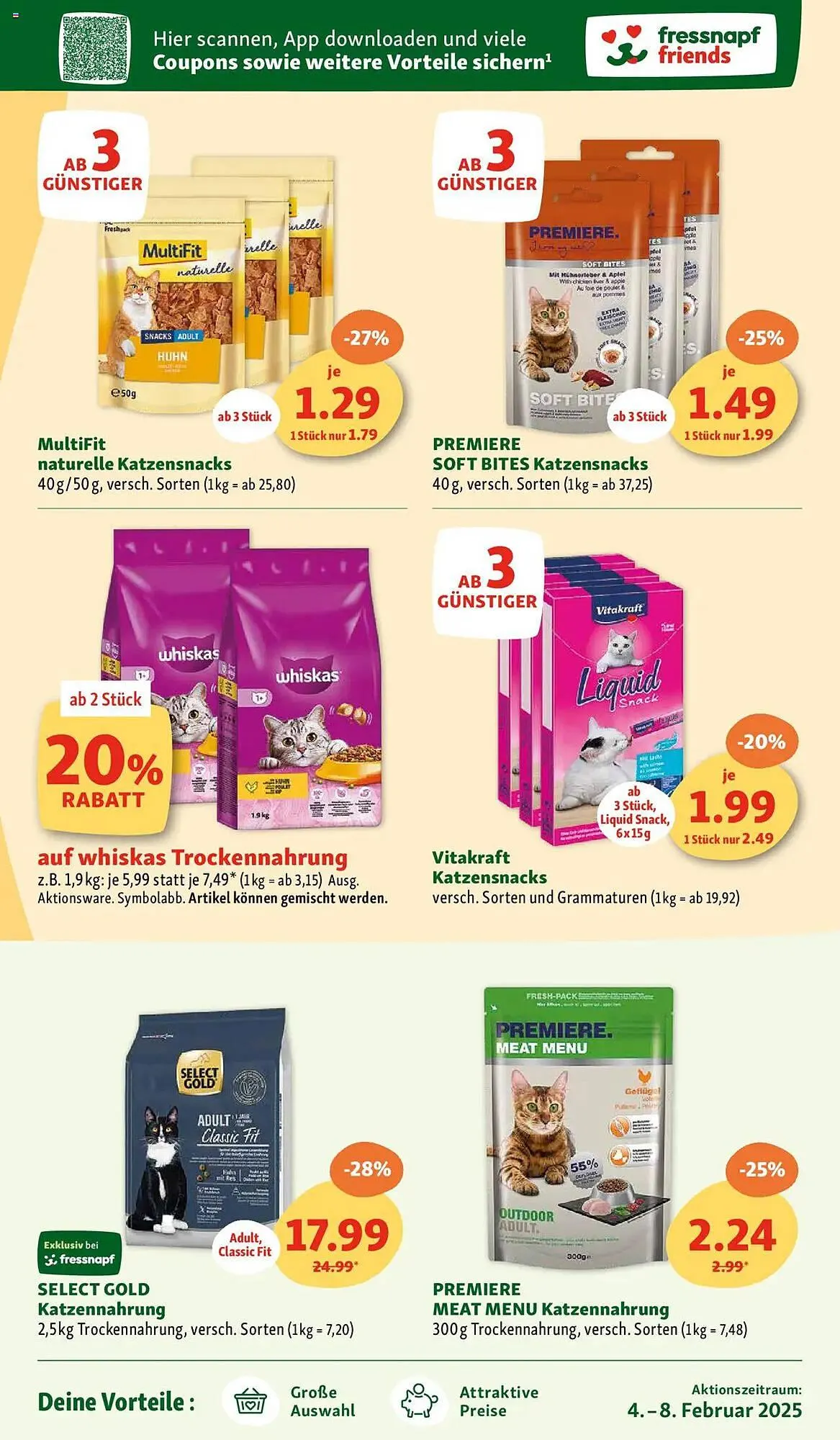Fressnapf Flugblatt von 4. Februar bis 8. Februar 2025 - Flugblätt seite 5