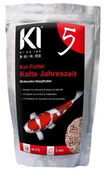 KI KA IBA Koi- Futter "Kalte Jahreszeit" 3mm im Beutel 500g