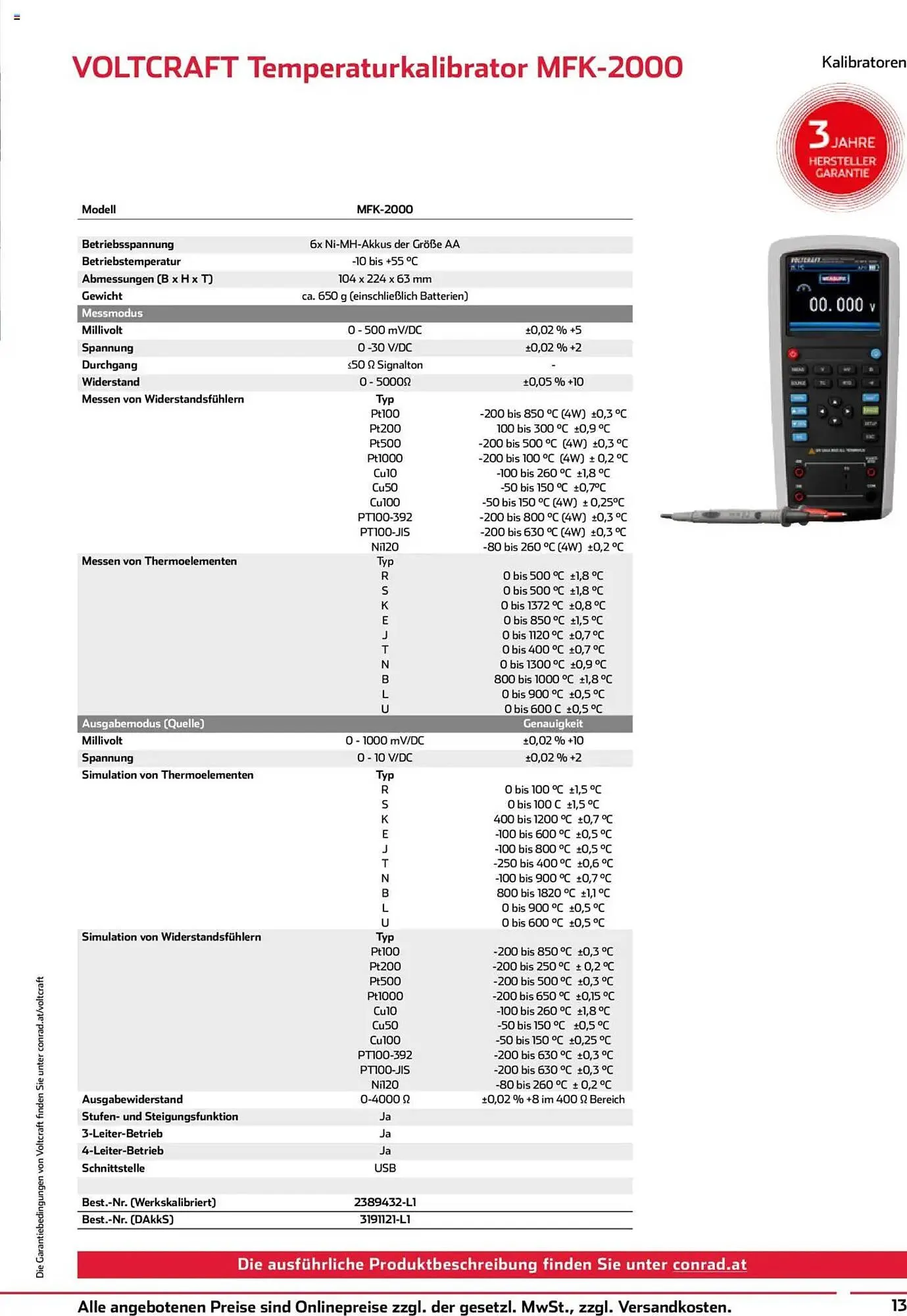 Conrad Katalog von 1. Oktober bis 30. November 2025 - Flugblätt seite  13