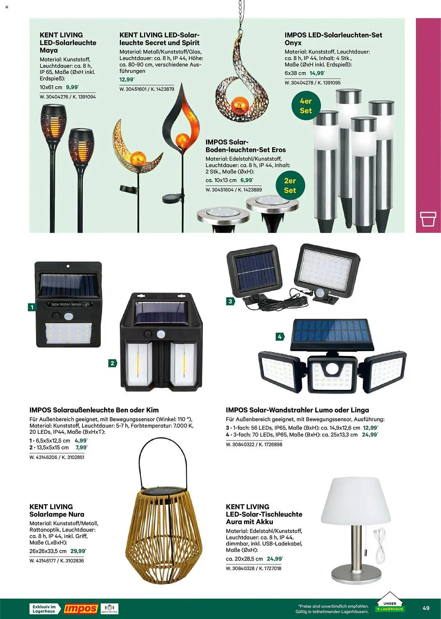 Lagerhaus Flugblatt von 22. Februar bis 31. Mai 2026 - Flugblätt seite  49