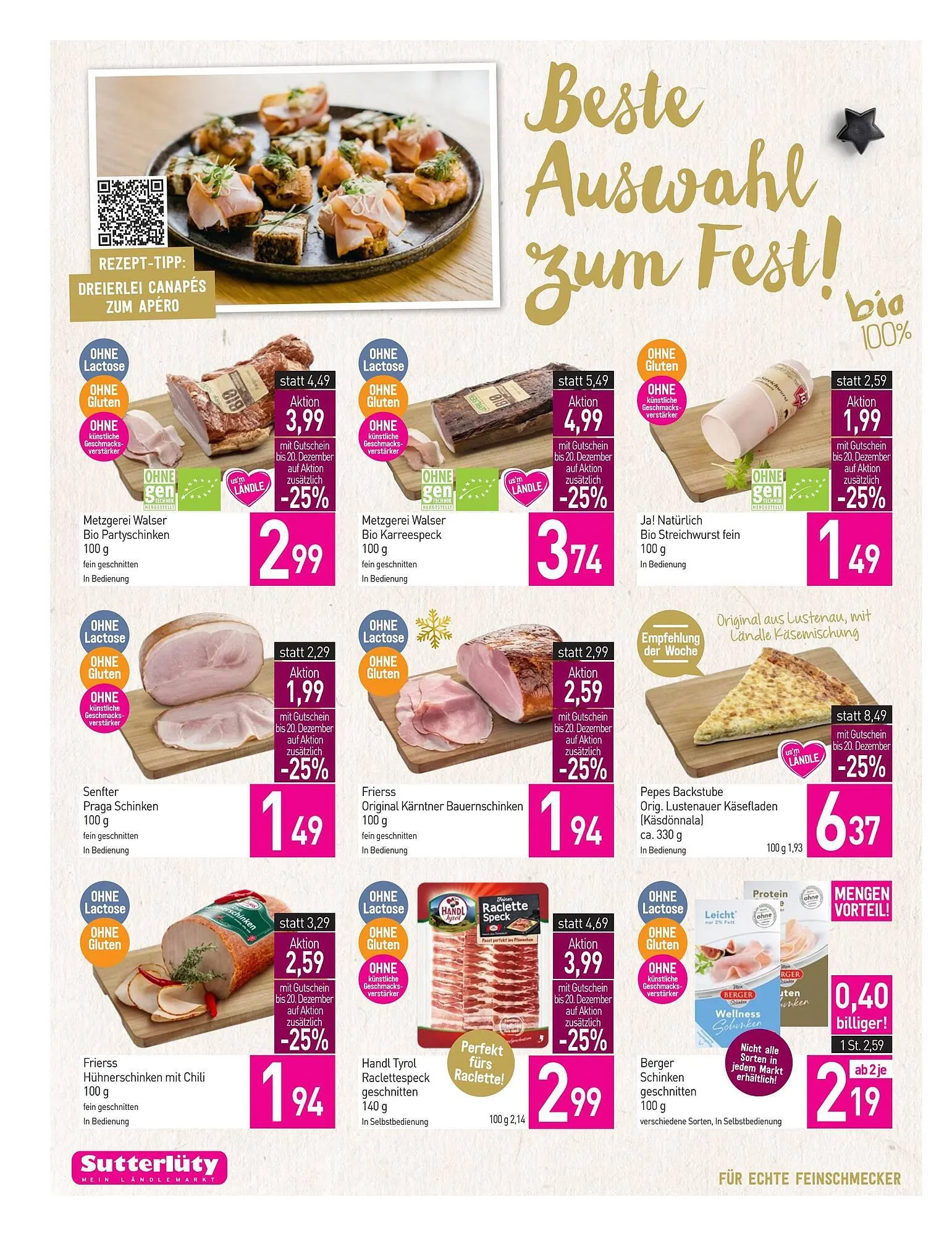 Sutterlüty Flugblatt von 11. Dezember bis 16. Dezember 2025 - Flugblätt seite  12
