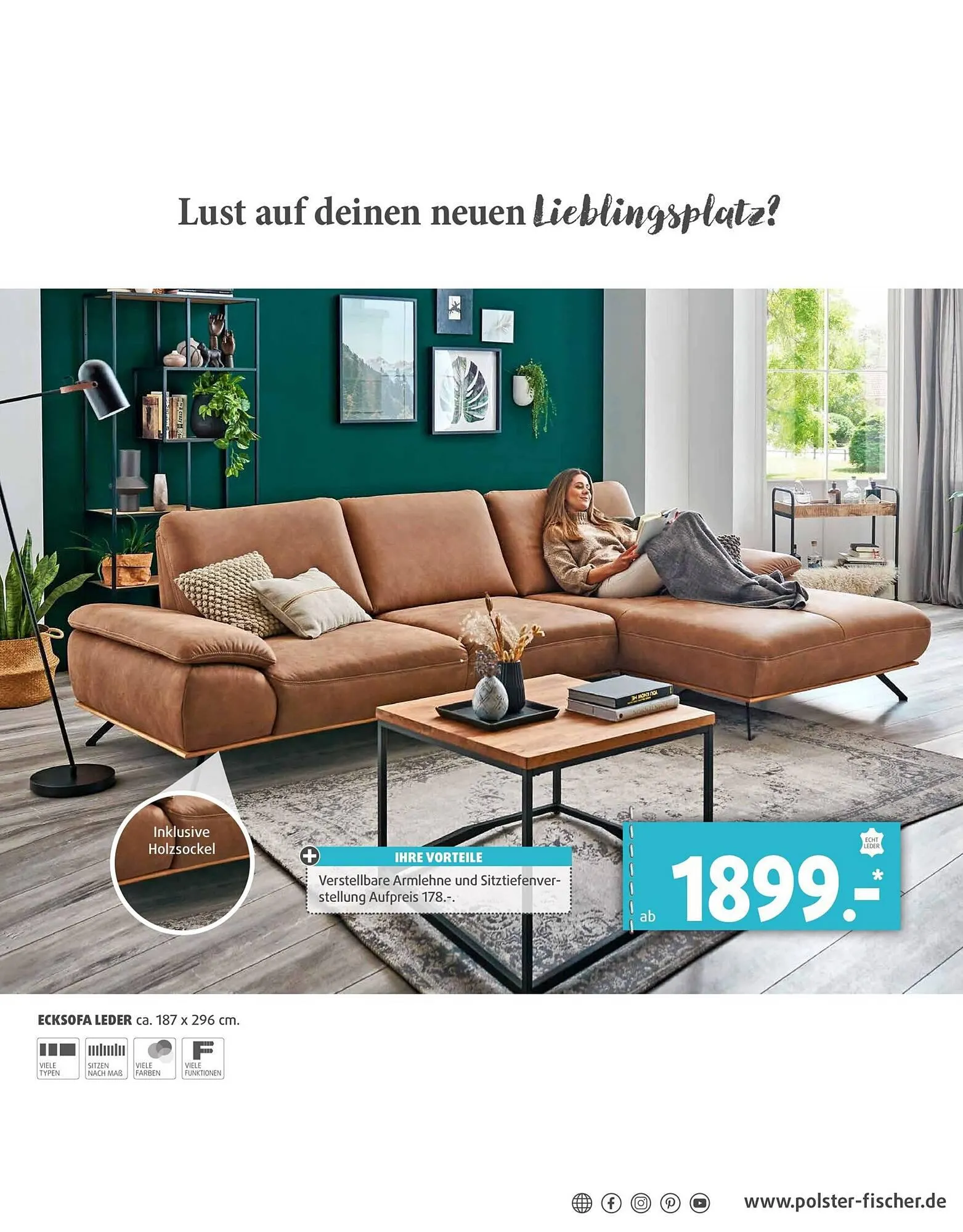 Polstermöbel Fischer Flugblatt von 15. Februar bis 17. März 2024 - Flugblätt seite 6