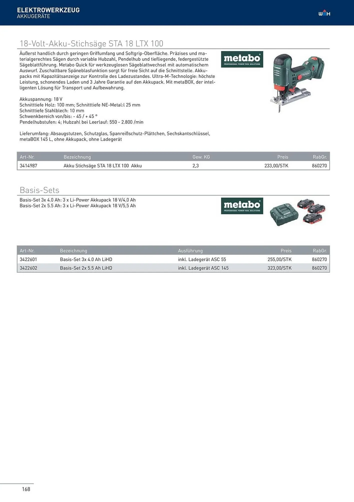 Würth Flugblatt von 22. Februar bis 31. Dezember 2024 - Flugblätt seite  168