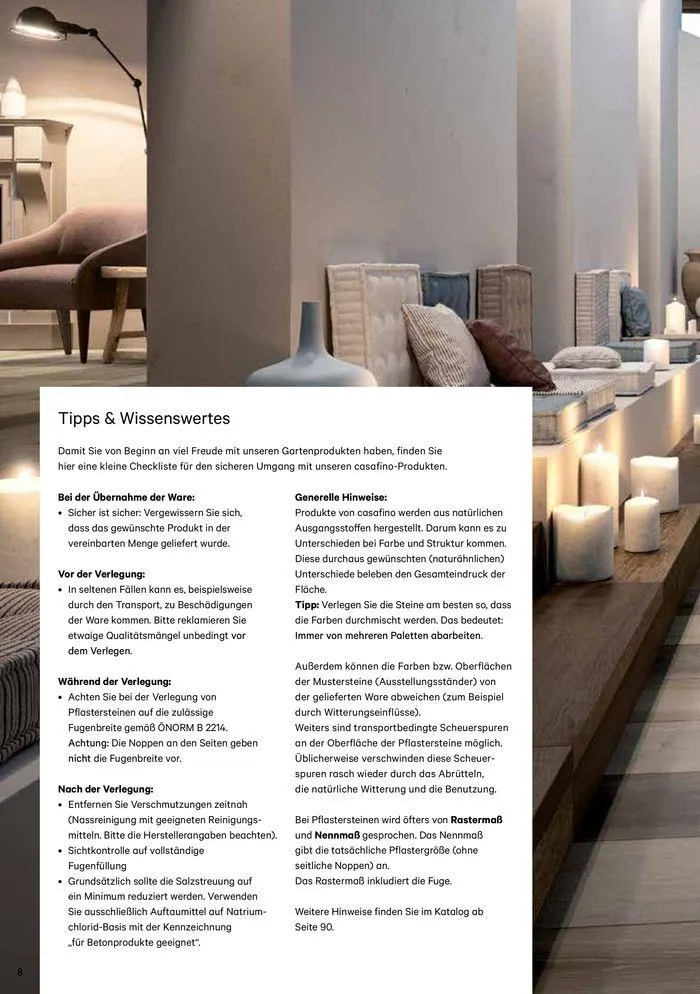 Casafino Katalog von 1. Februar bis 31. Dezember 2024 - Flugblätt seite 8