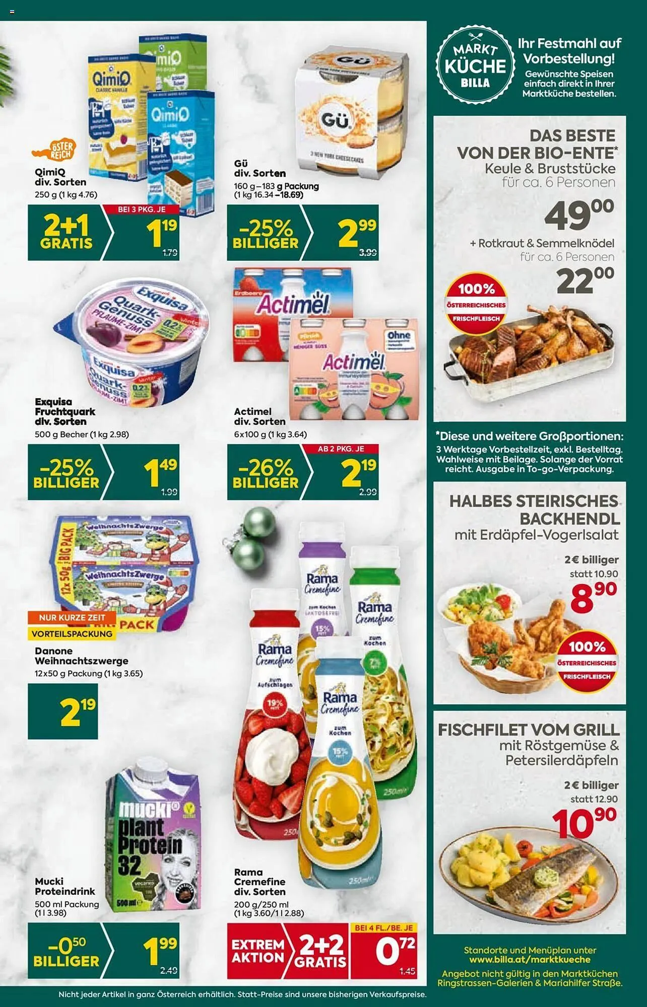 Billa Flugblatt von 7. Dezember bis 13. Dezember 2023 - Flugblätt seite 15