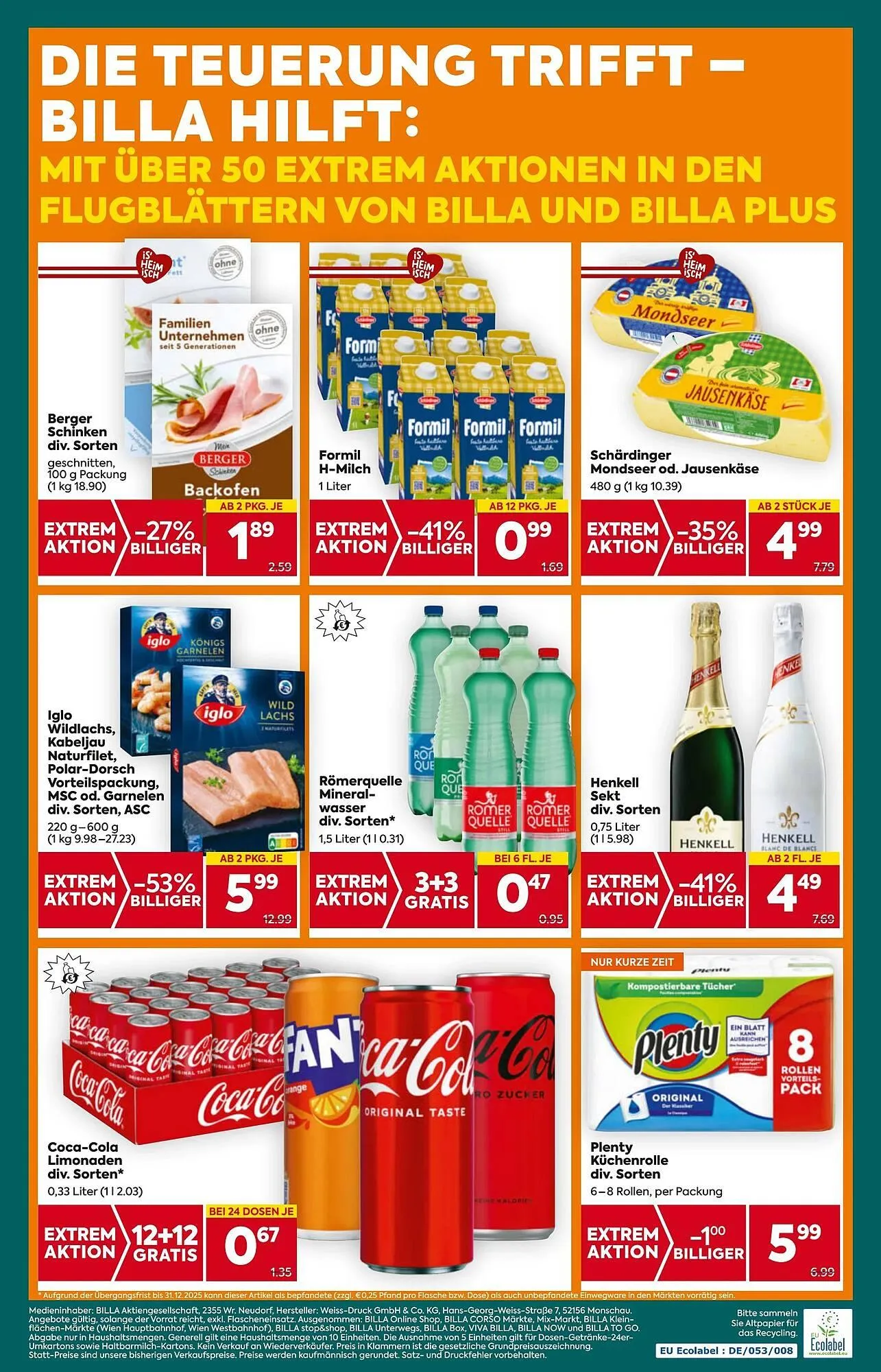 Billa Corso Flugblatt von 13. November bis 19. November 2025 - Flugblätt seite 16