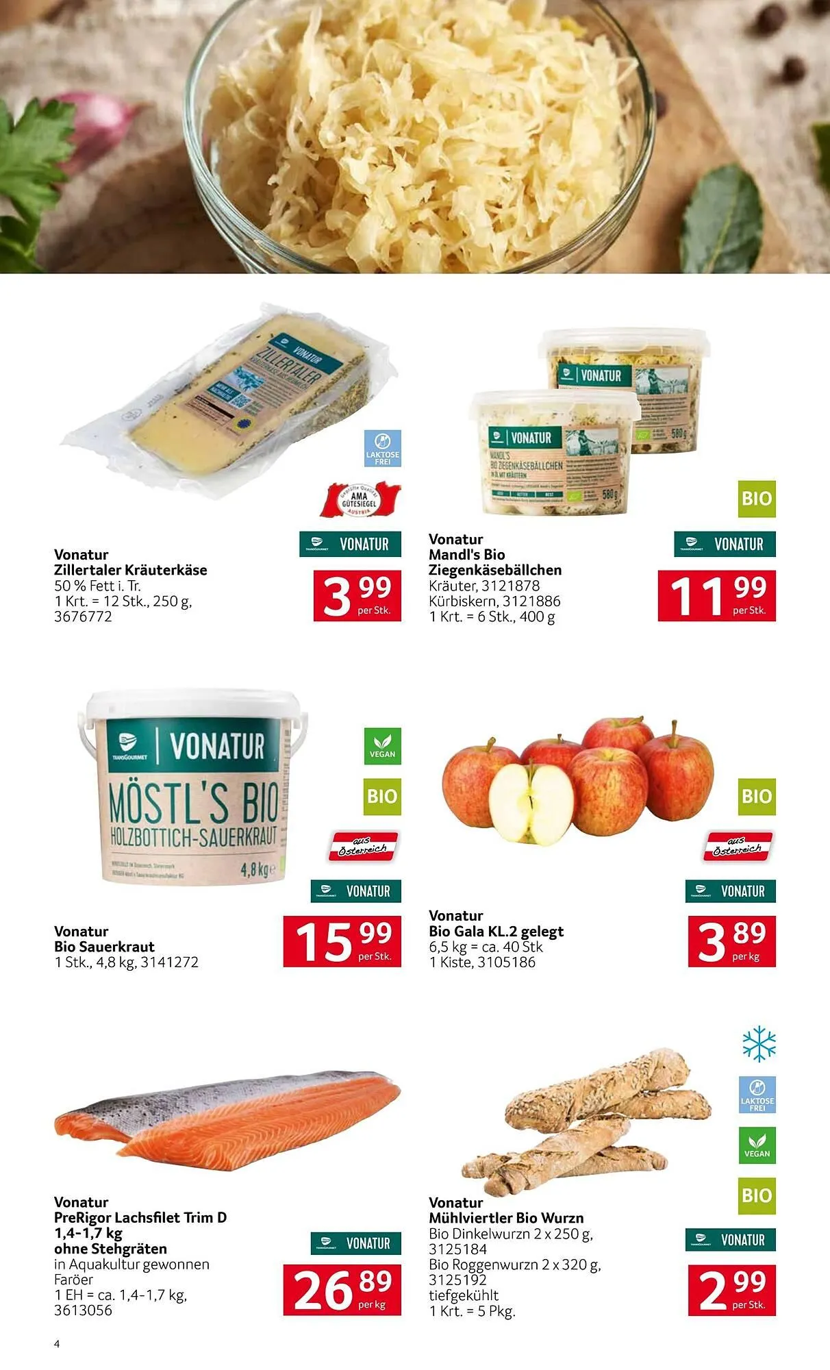 Transgourmet Flugblatt von 26. Jänner bis 22. Februar 2026 - Flugblätt seite  4