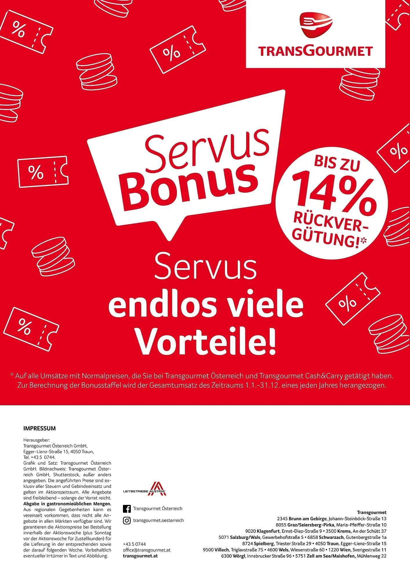 Transgourmet Flugblatt von 12. Jänner bis 17. Jänner 2026 - Flugblätt seite 24