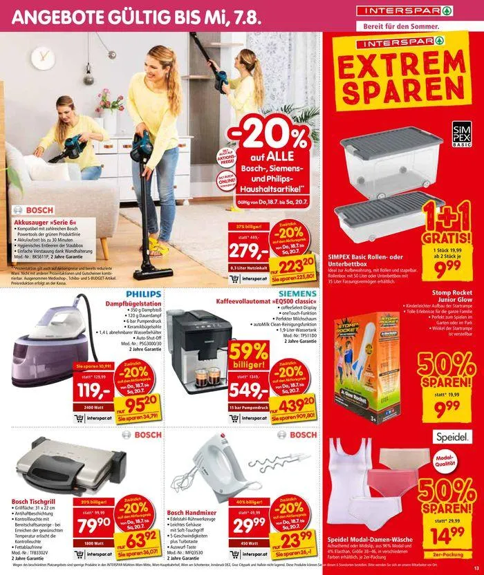 Exklusive Schnäppchen von 19. Juli bis 2. August 2024 - Flugblätt seite 13