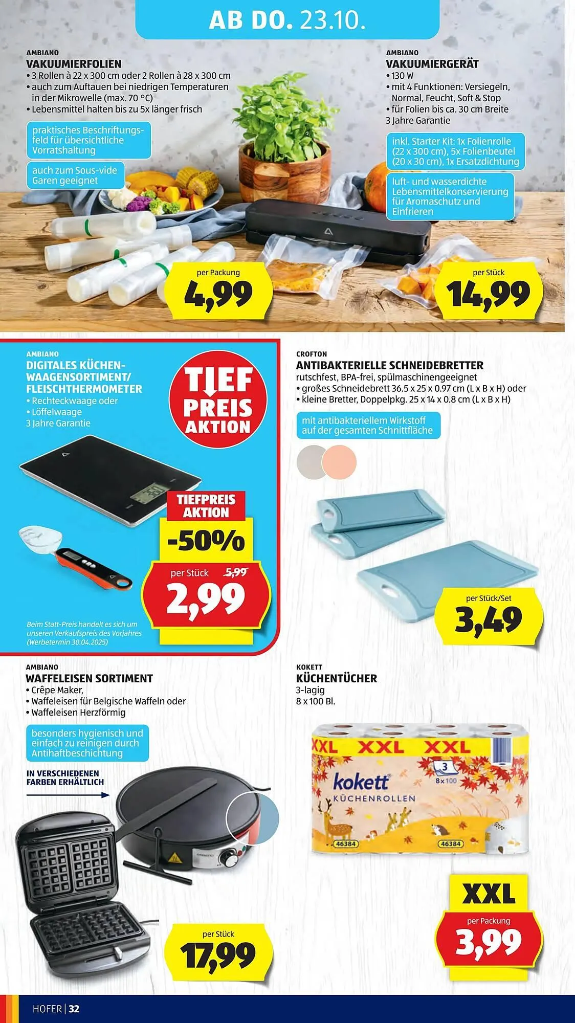 Hofer Flugblatt von 17. Oktober bis 23. Oktober 2025 - Flugblätt seite  36