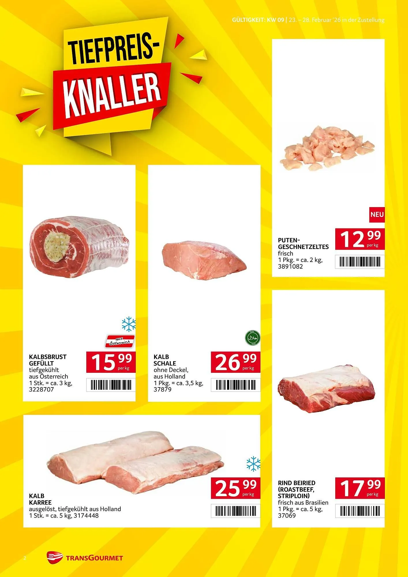 Transgourmet Flugblatt von 23. Februar bis 28. Februar 2026 - Flugblätt seite  2