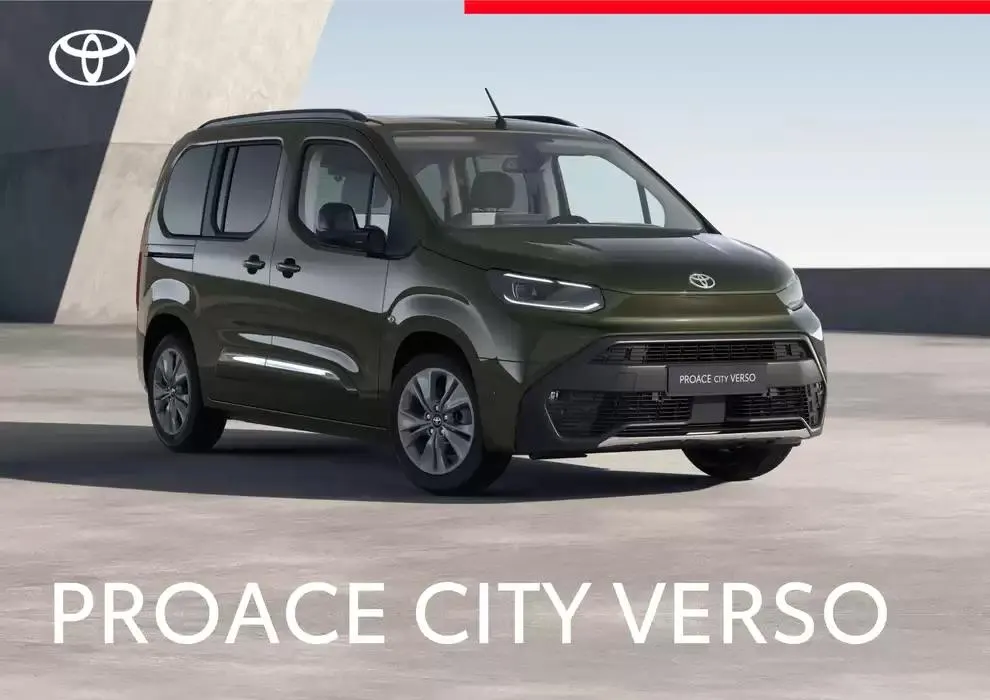Toyota Proace City Verso & Proace City Verso Electric von 4. Jänner bis 4. Jänner 2026 - Flugblätt seite  1