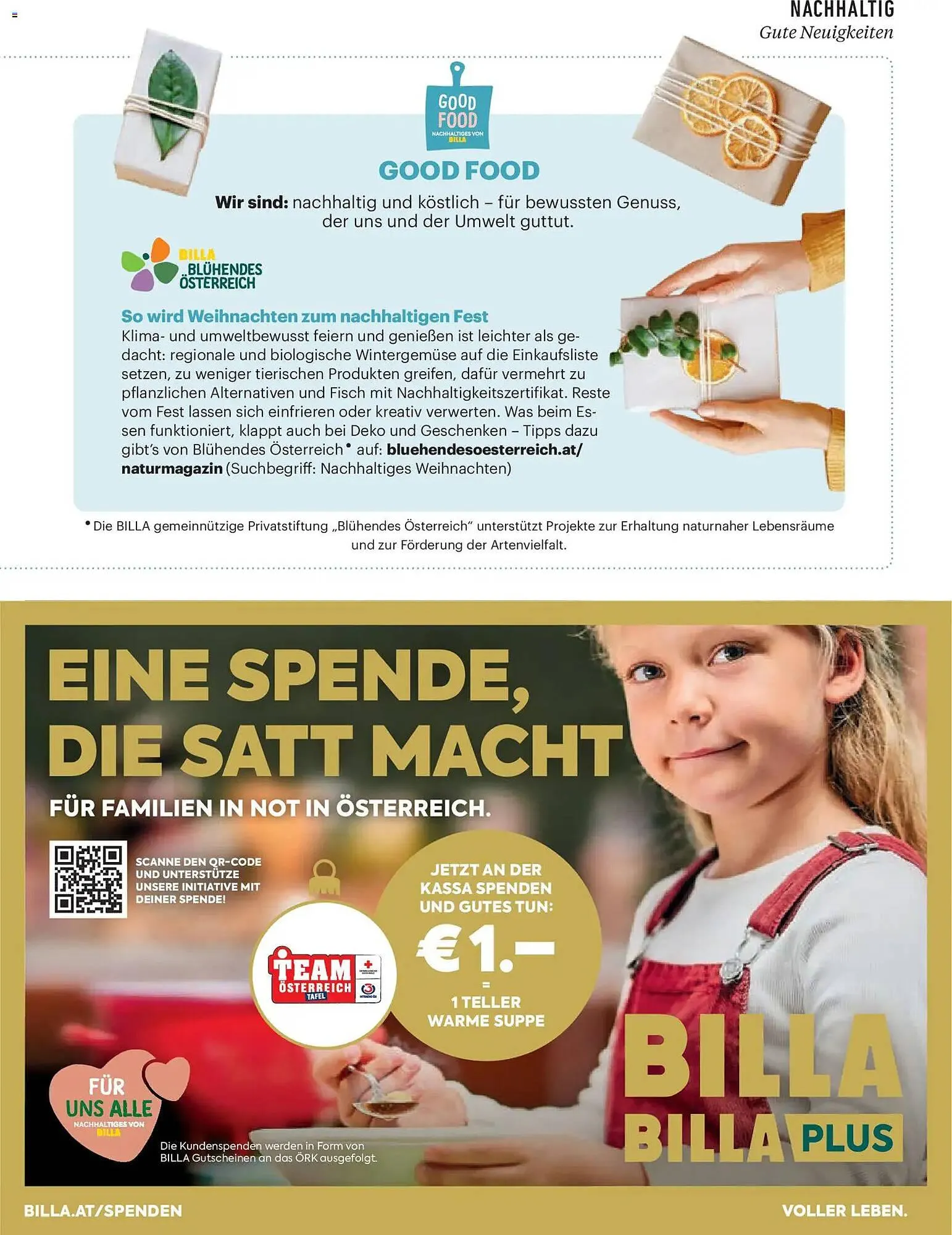 Billa Flugblatt von 1. Dezember bis 31. Dezember 2025 - Flugblätt seite  101