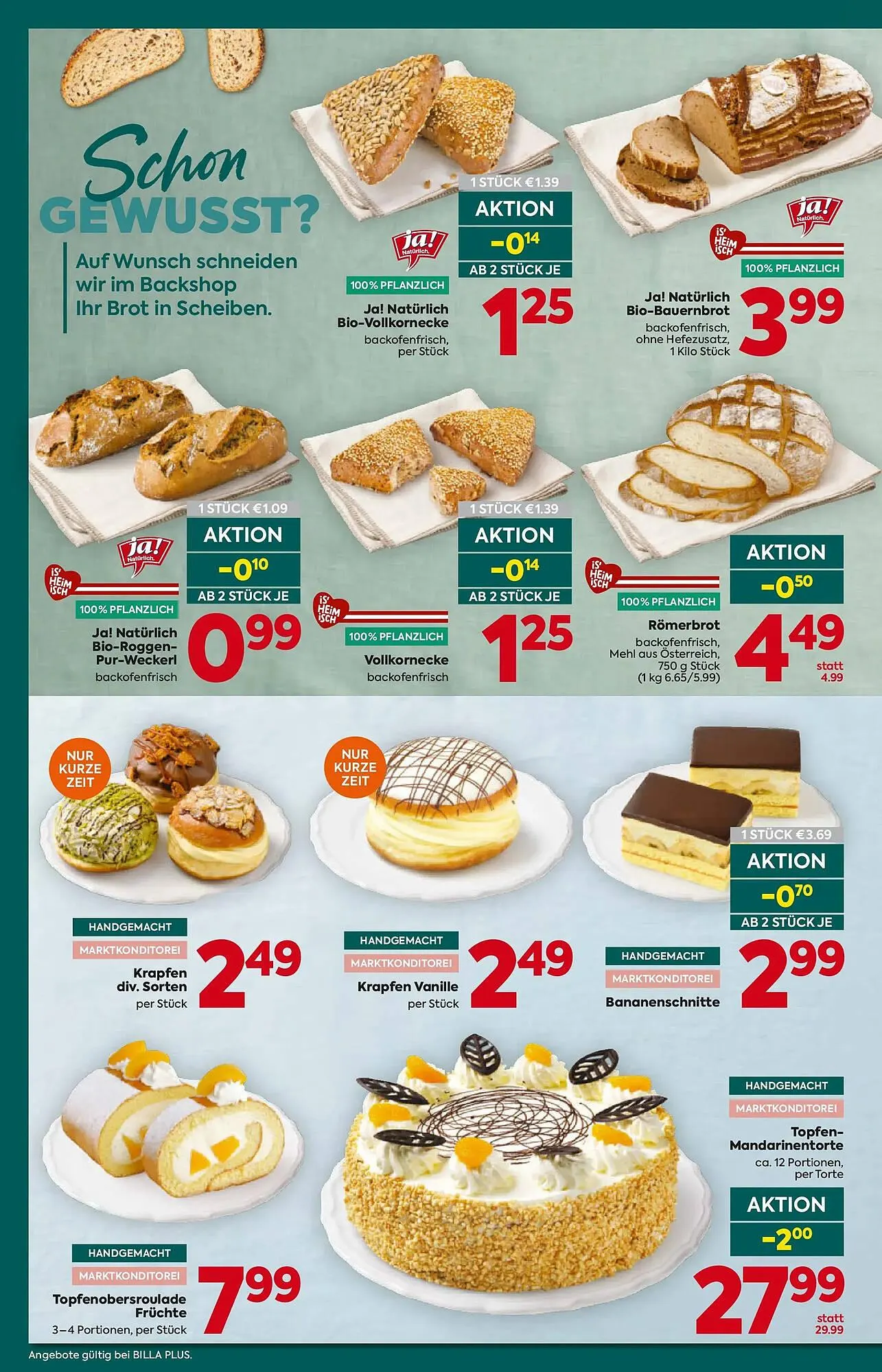 Billa Flugblatt von 15. Jänner bis 21. Jänner 2026 - Flugblätt seite  14