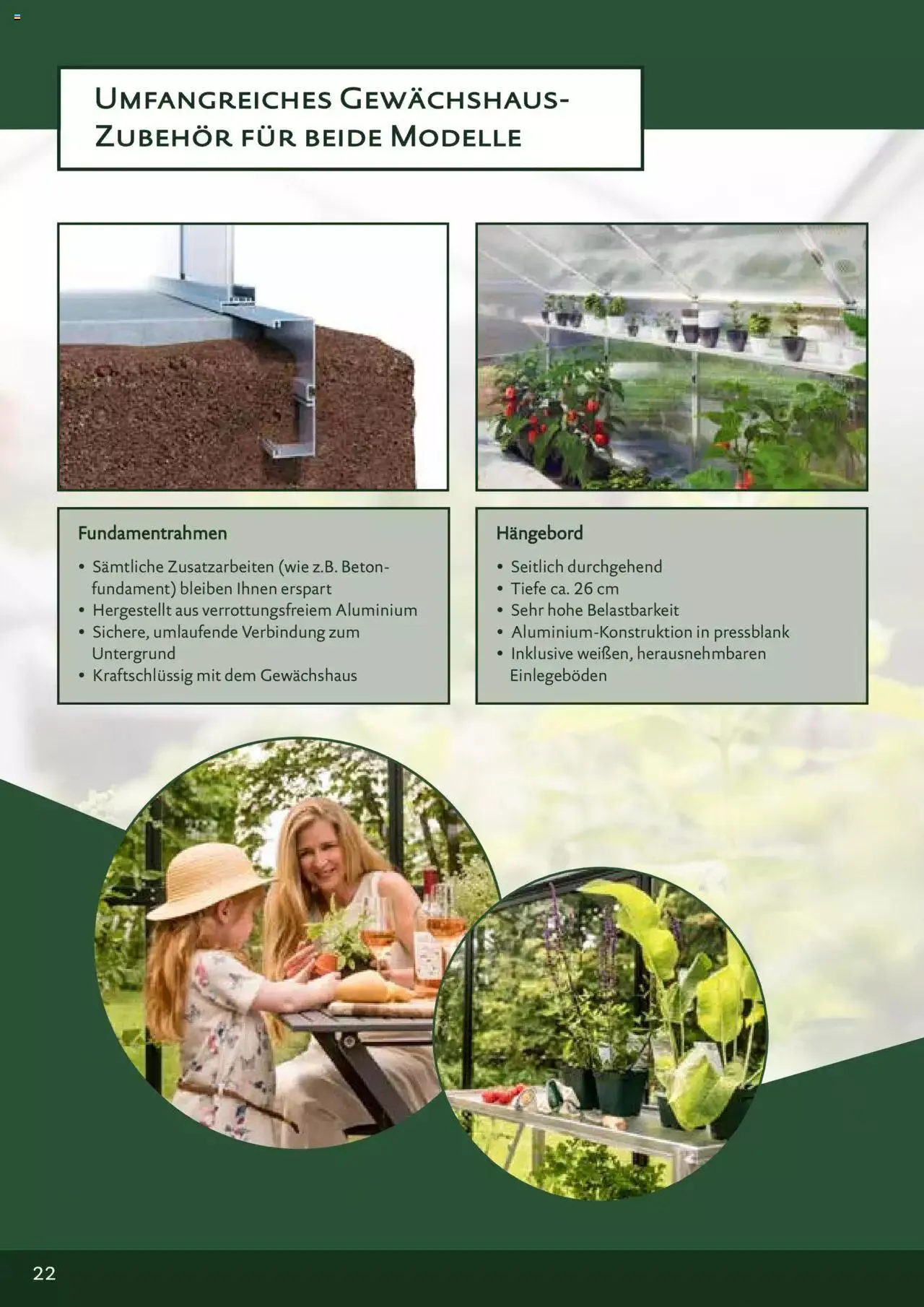 Dehner - KGT Premium Gewächshäuser von 12. Jänner bis 31. Dezember 2023 - Flugblätt seite 22