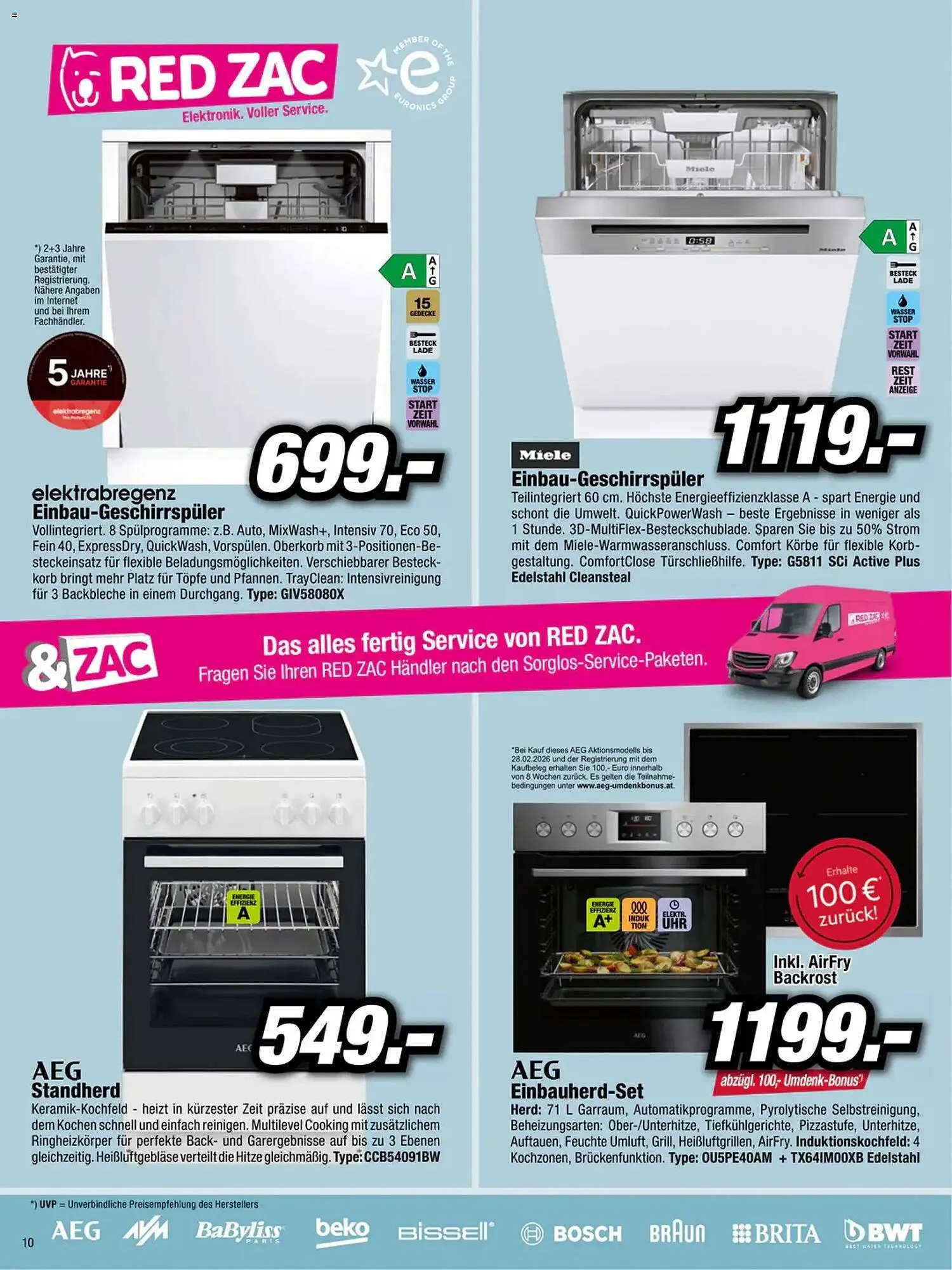 Red Zac Flugblatt von 26. Jänner bis 11. Februar 2026 - Flugblätt seite  10