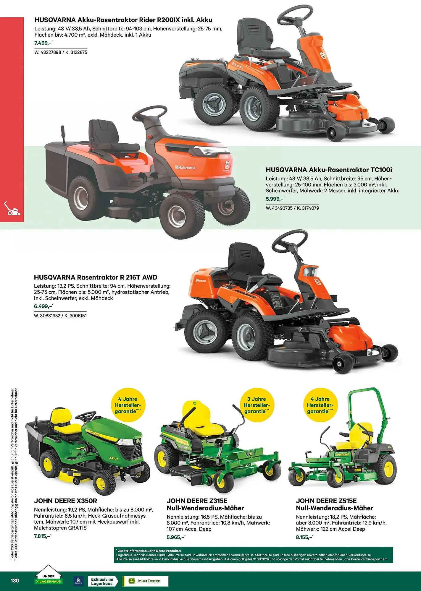 Lagerhaus Flugblatt von 22. Februar bis 31. Mai 2026 - Flugblätt seite  130