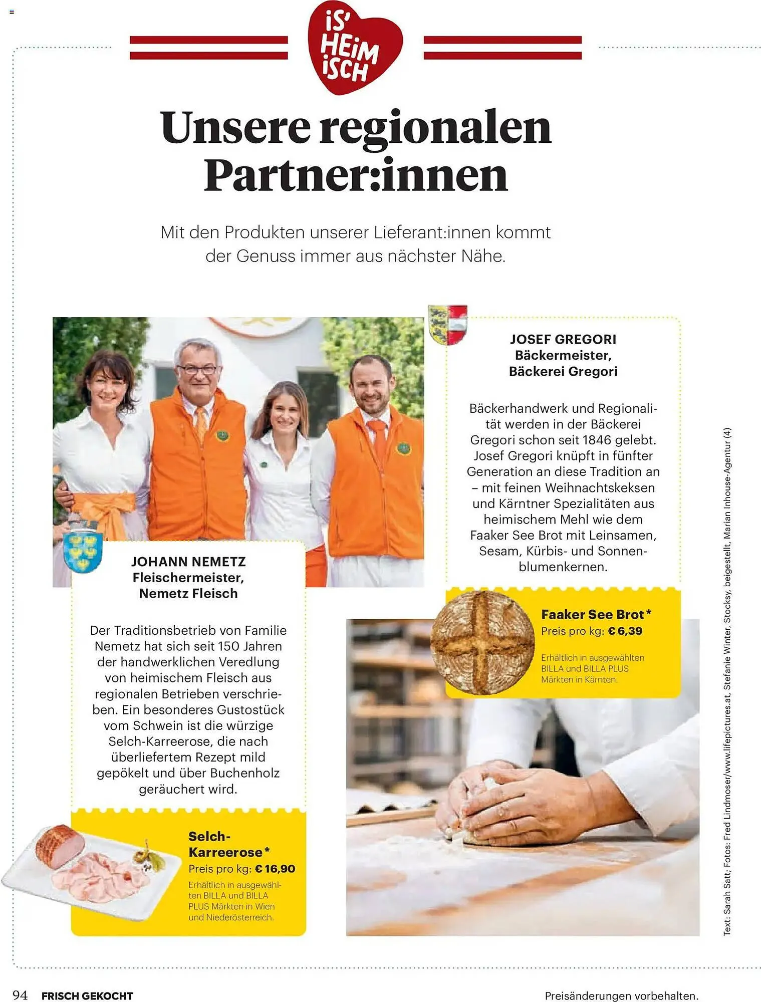 Billa Flugblatt von 1. Dezember bis 31. Dezember 2025 - Flugblätt seite  94