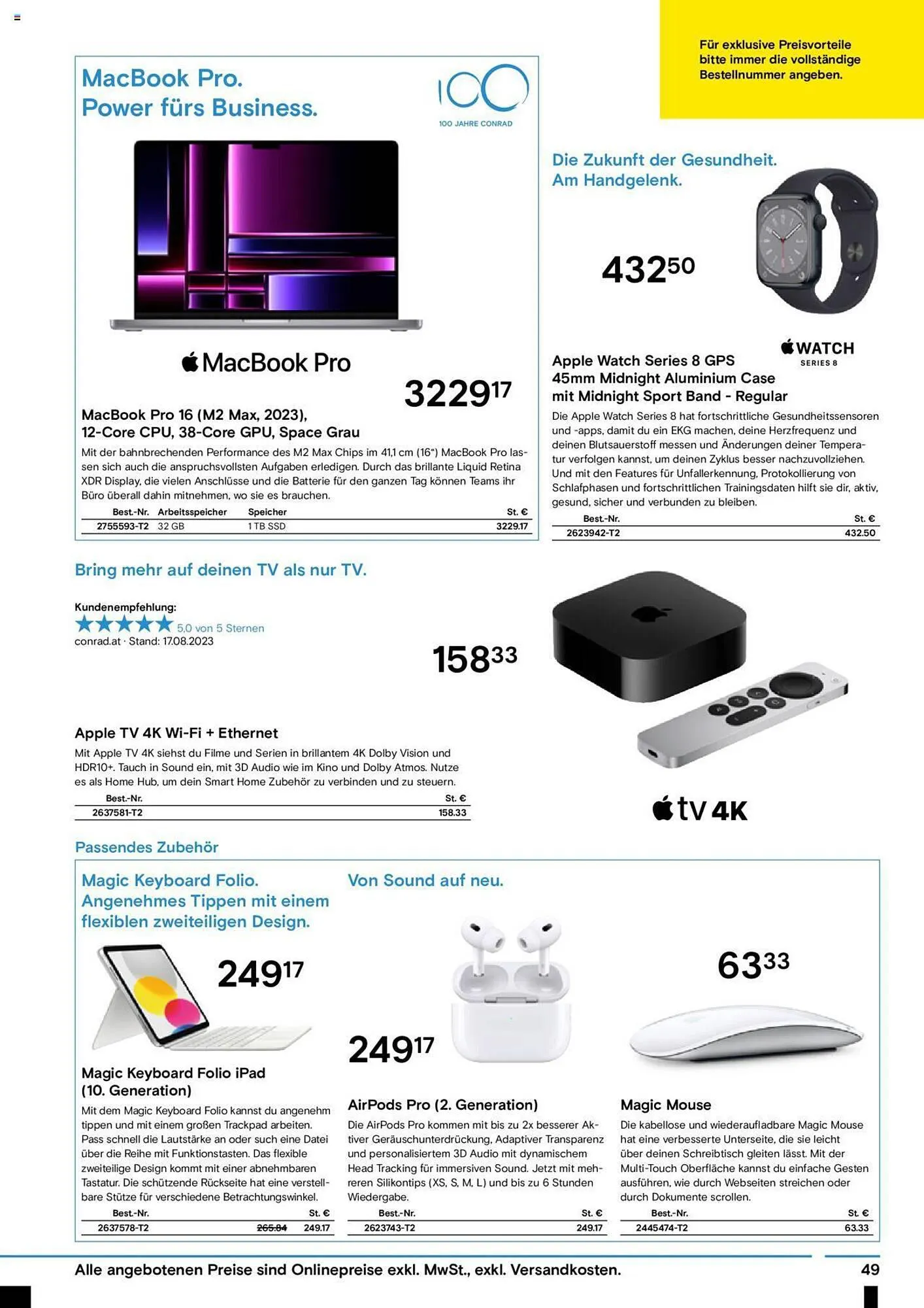 Conrad Flugblatt von 4. September bis 22. Oktober 2023 - Flugblätt seite  51