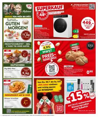 INTERSPAR Flugblatt von 23. Juli bis 29. Juli 2026 - Flugblätt seite 2