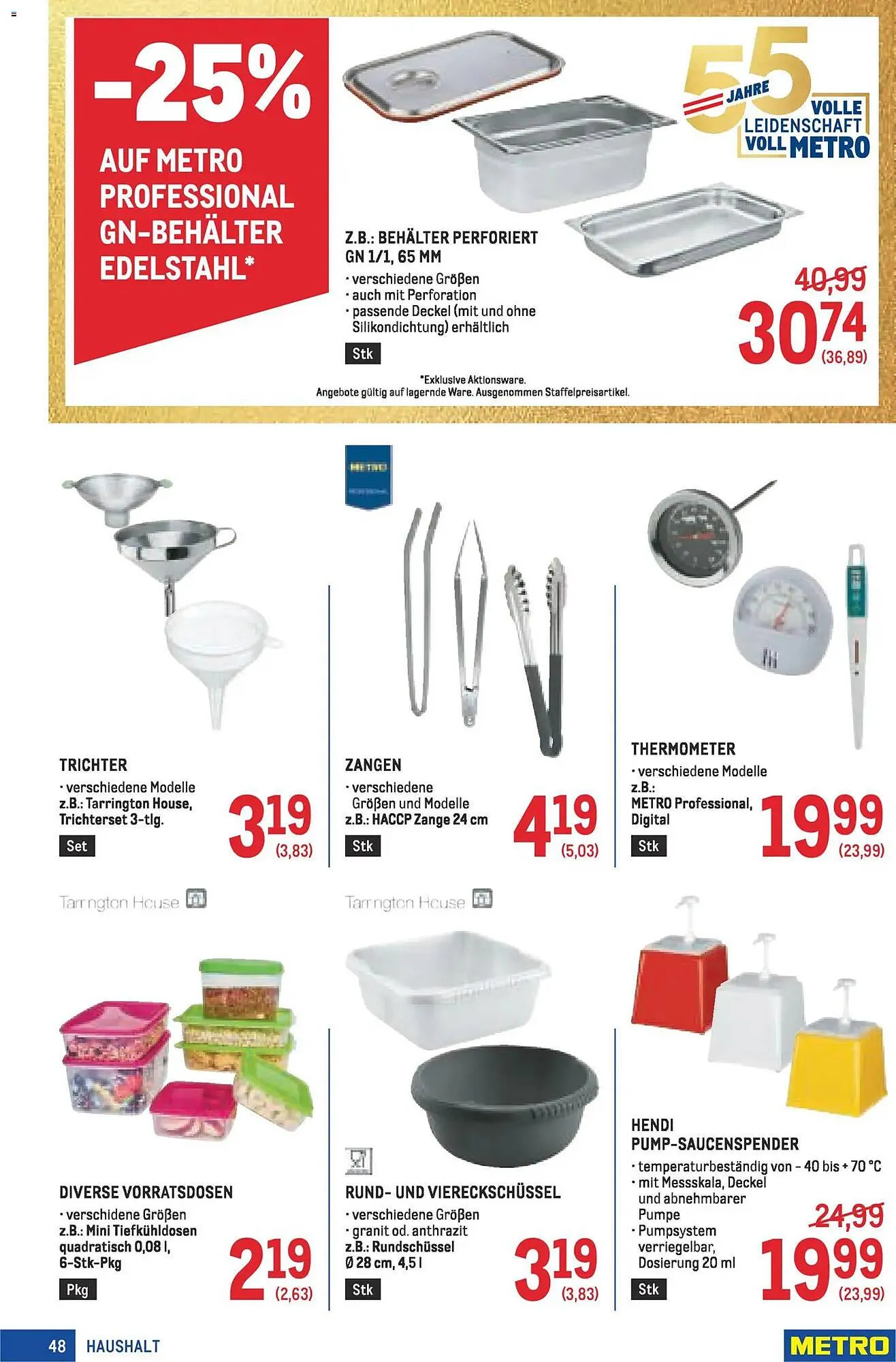 Metro Flugblatt von 19. März bis 1. April 2026 - Flugblätt seite  48