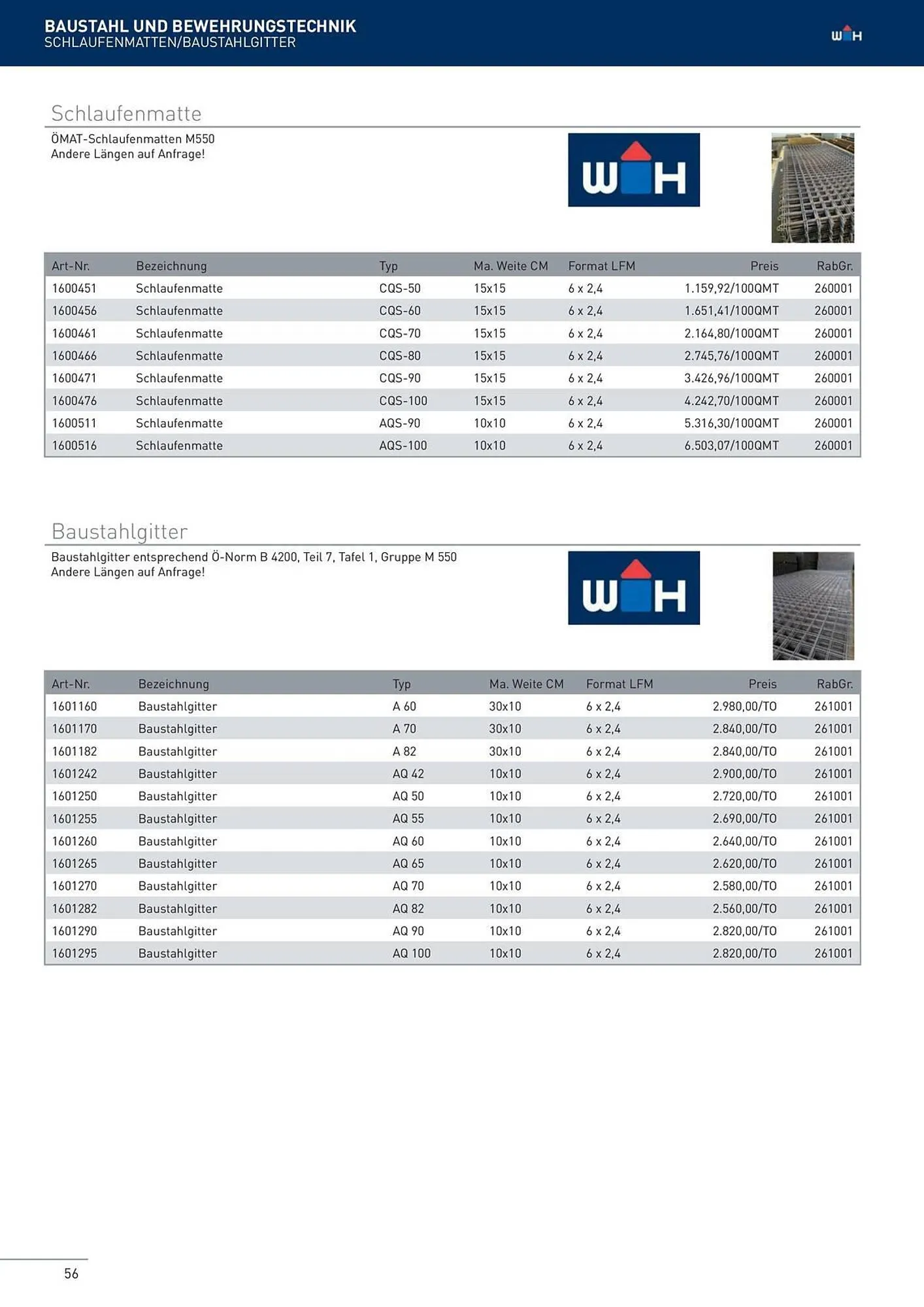 Würth Flugblatt von 22. Februar bis 31. Dezember 2024 - Flugblätt seite 56
