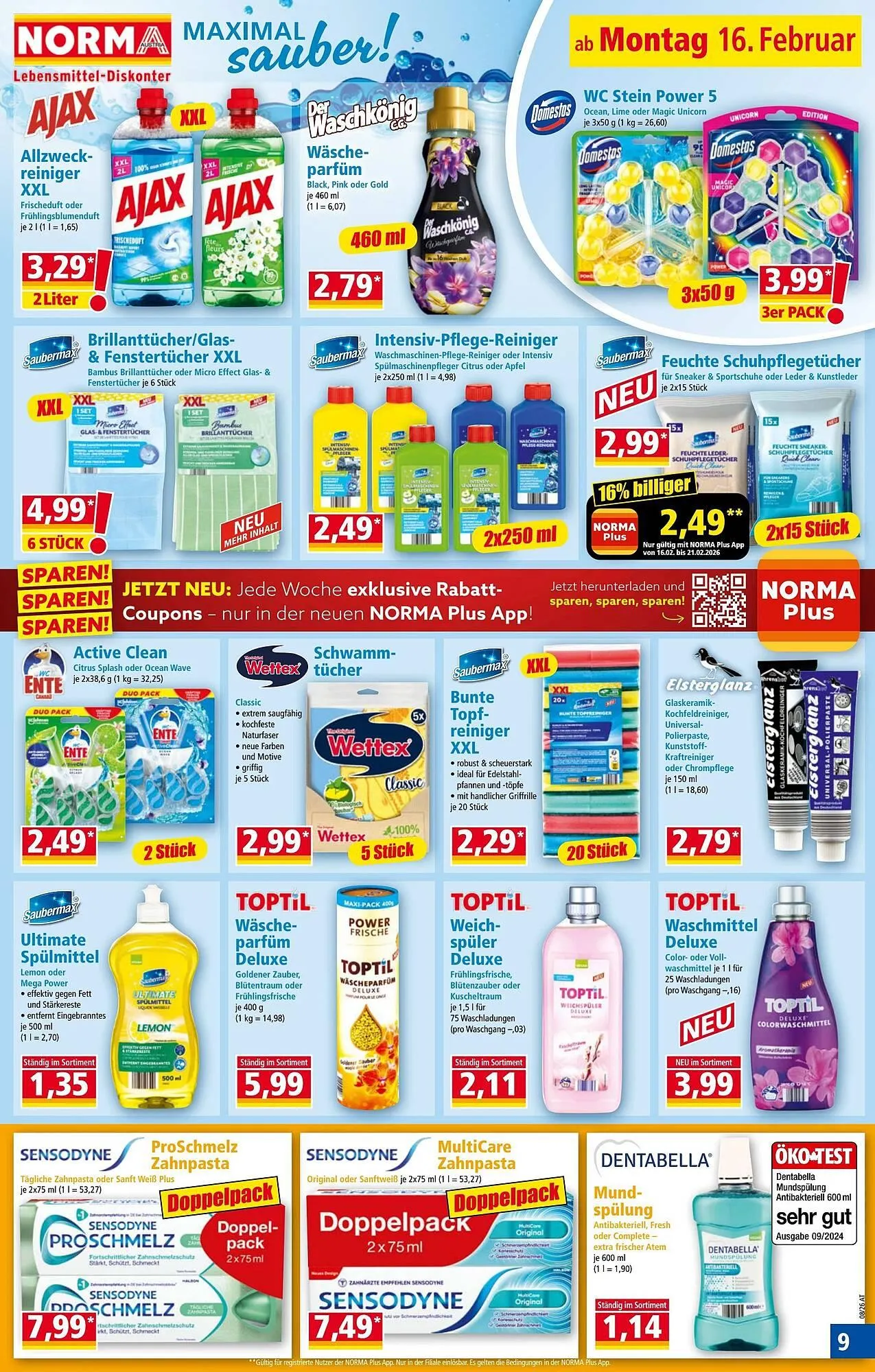Norma Prospekt von 16. Februar bis 22. Februar 2026 - Flugblätt seite  11