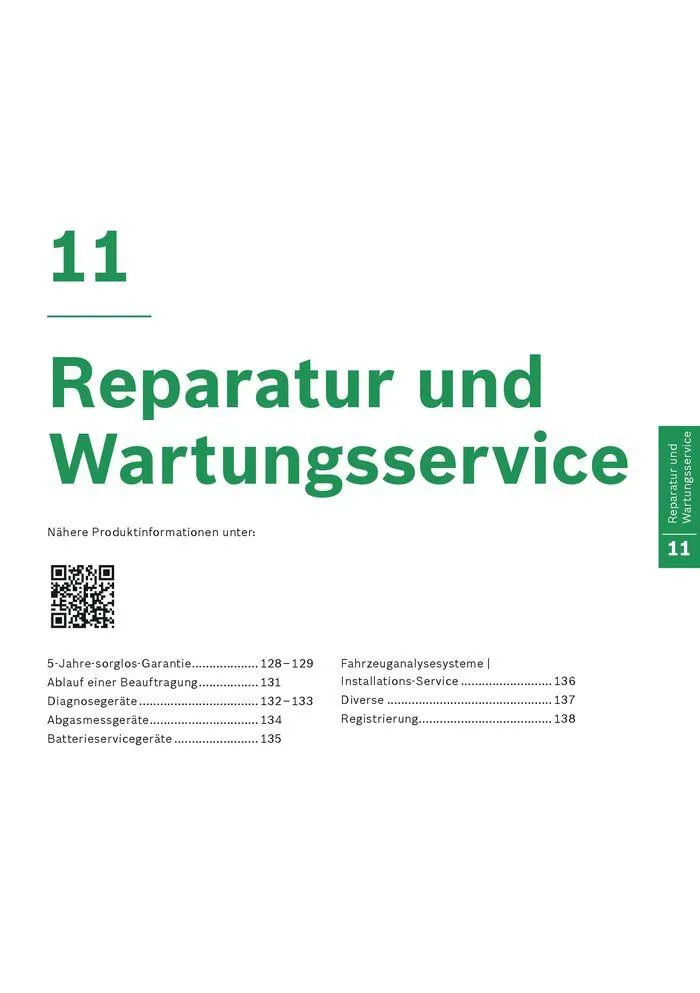 Werkstattausrüstung von Bosch von 21. Mai bis 31. Dezember 2024 - Flugblätt seite  127