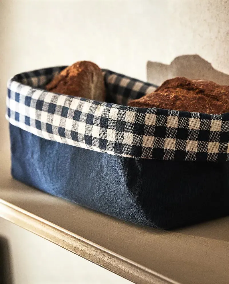 CESTA PAN ALGODÓN VICHY