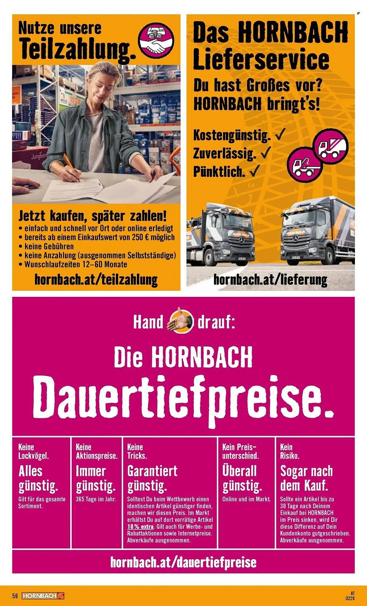 Hornbach Flugblatt von 18. Februar bis 18. März 2026 - Flugblätt seite  56