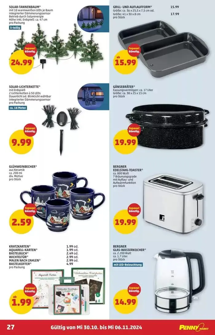 Tolle Rabatte auf ausgewählte Produkte von 25. Oktober bis 8. November 2024 - Flugblätt seite 19