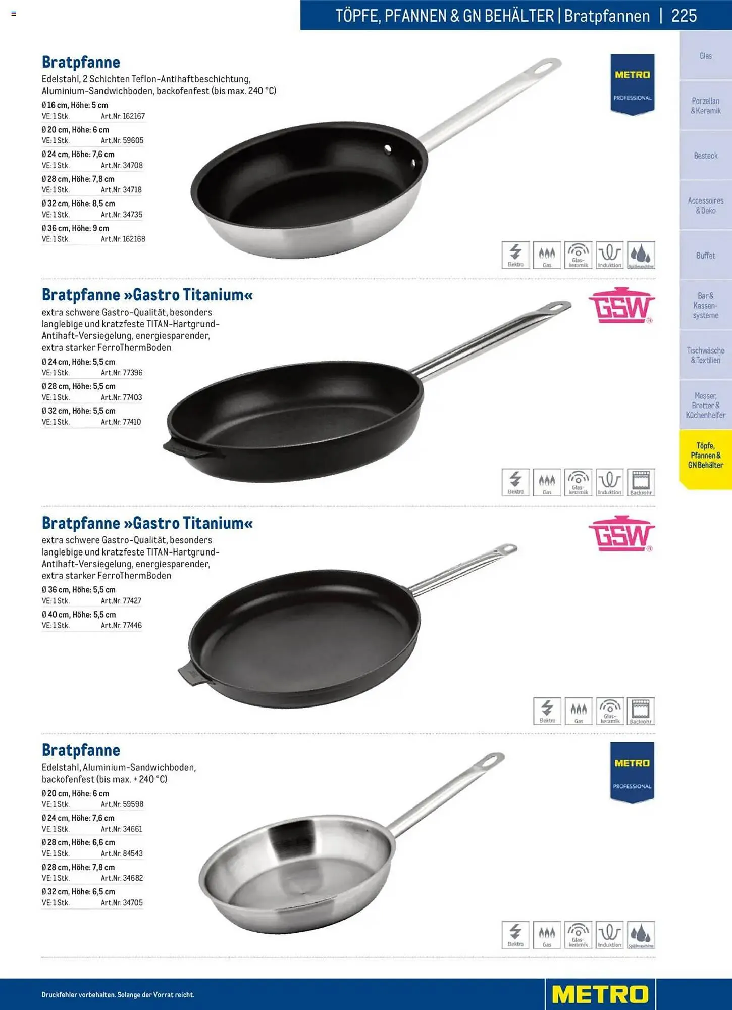 Metro Flugblatt von 2. Dezember bis 31. Dezember 2025 - Flugblätt seite  225