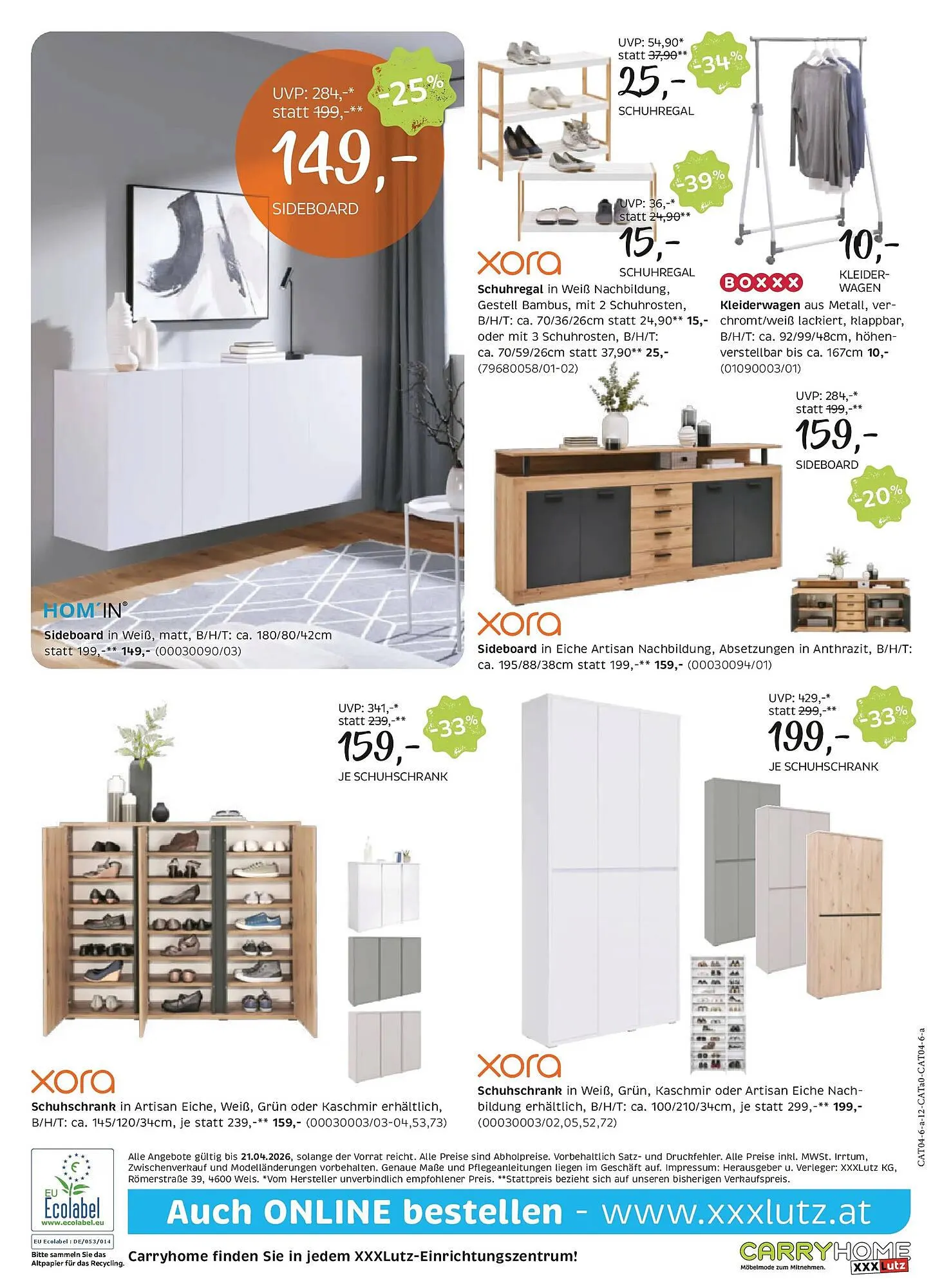 XXXLutz Prospekt von 7. April bis 21. April 2026 - Flugblätt seite  12