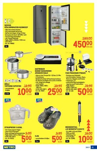 METRO Flugblatt Food - Profi von 9. Juli bis 22. Juli 2026 - Flugblätt seite 61