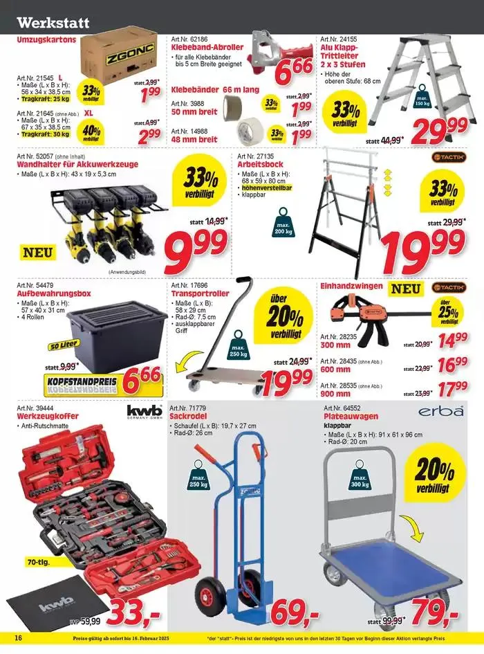 Februar I 2025 von 29. Jänner bis 12. Februar 2025 - Flugblätt seite 16